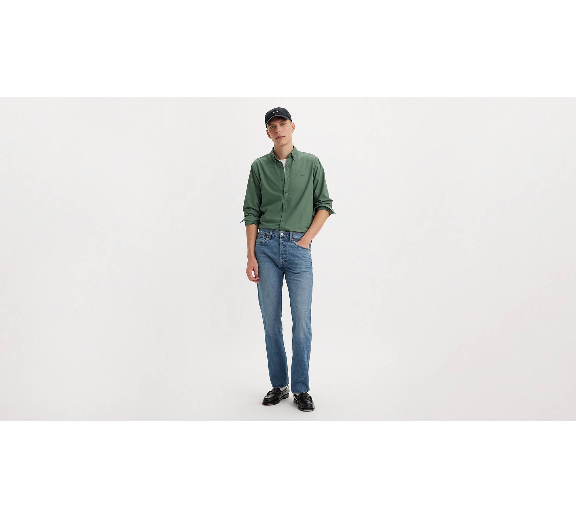 501® Original Fit Selvedge Men's Jeans - Medium Wash | Levi's® US