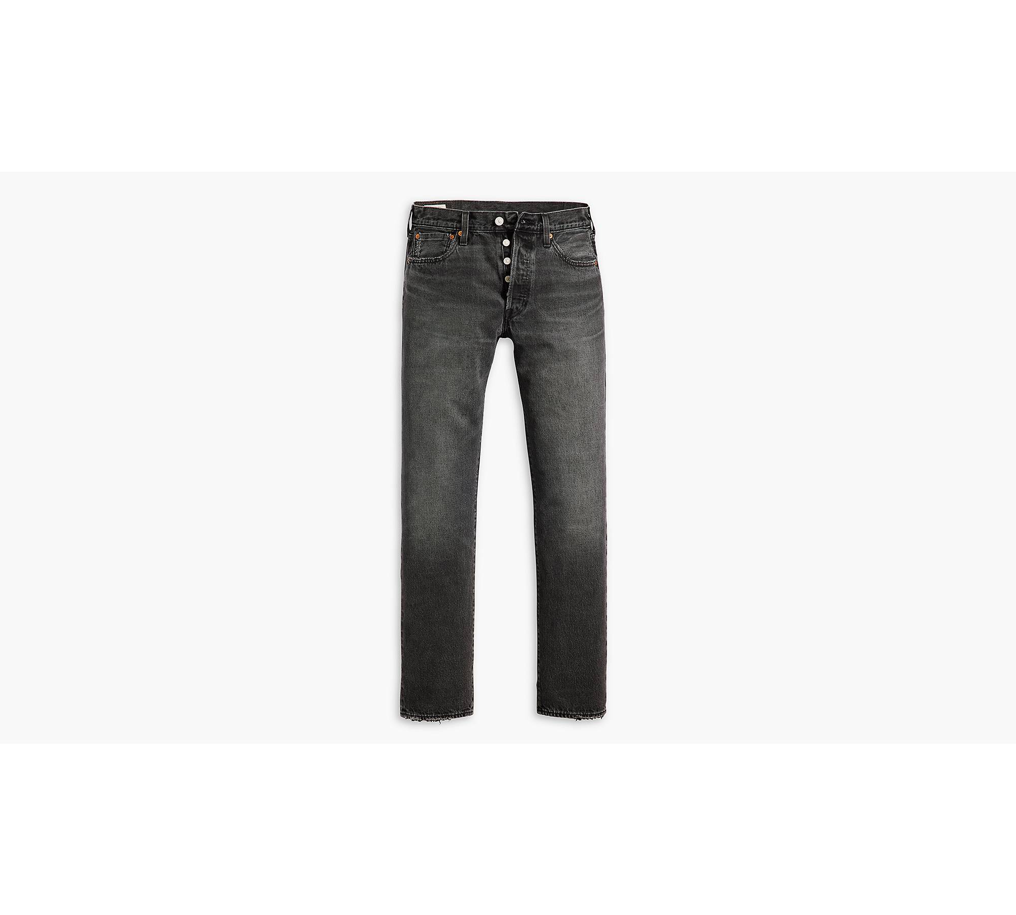 Levi's® 501® Original Selvedge Jeans - Black | Levi's® GB