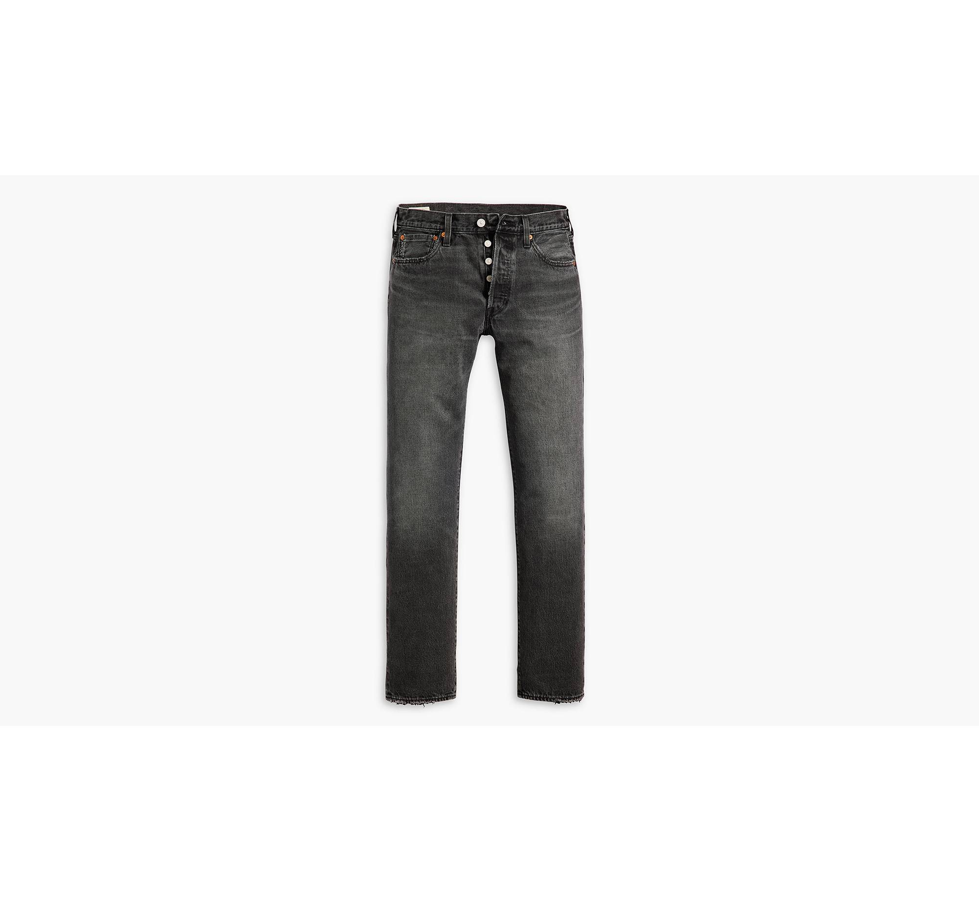 Levi's® 501® Original Selvedge Jeans - Black | Levi's® DE