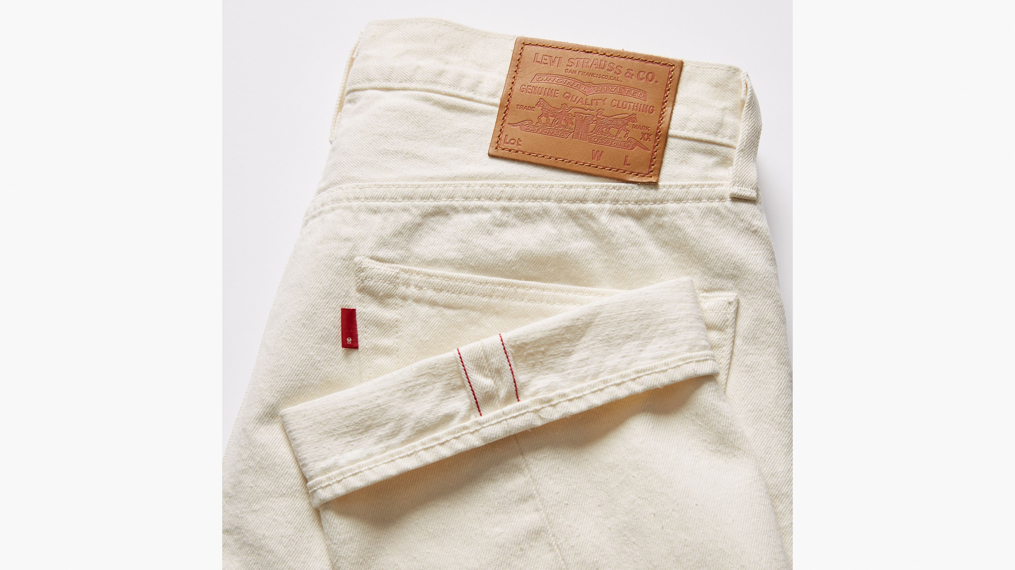 Cream cheap levis 501