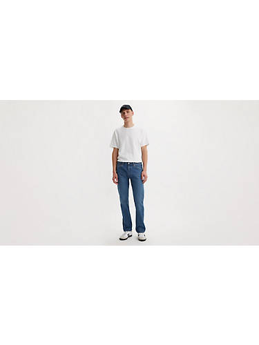 리바이스 Levi 501 Original Fit Lightweight Mens Jeans,Honeybee - Dark Wash - Non-Stretch