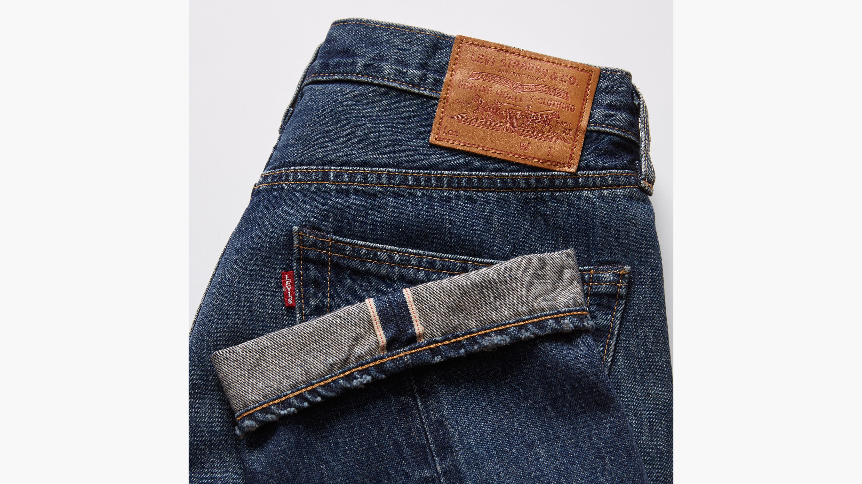 501® Original Fit Selvedge Men's Jeans - Dark Wash | Levi's® US