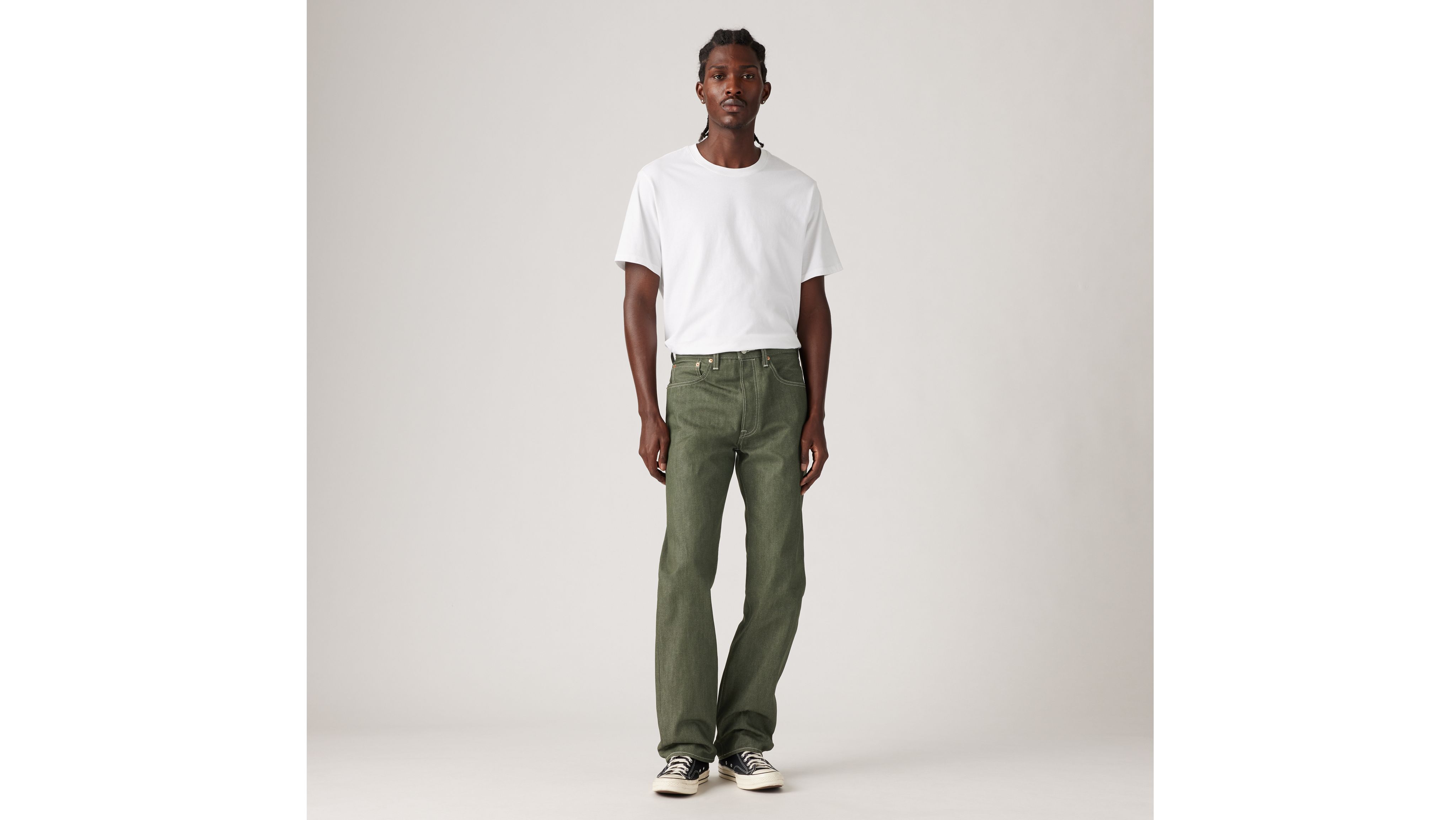 Levi's 501 Original Shrink-to-fit Men's Jeans 38x34 In Green