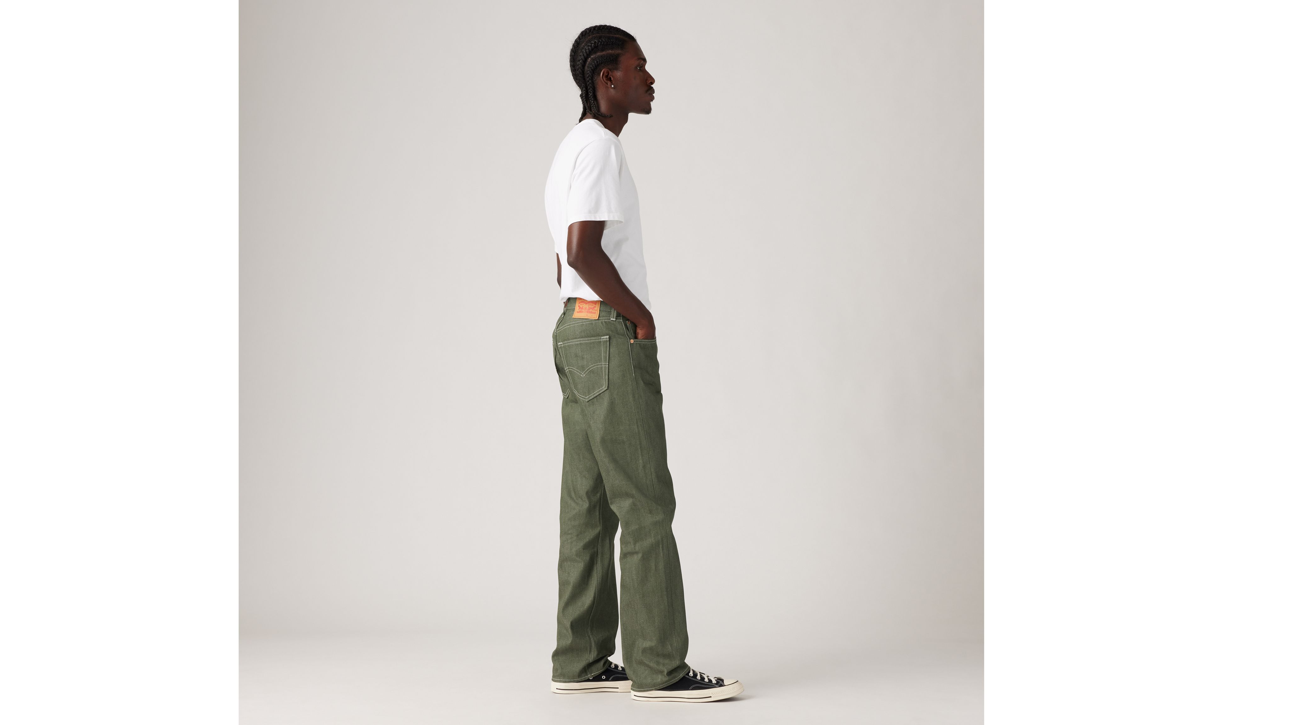 Levi's 501 Original Shrink-to-fit Men's Jeans 38x34 In Green