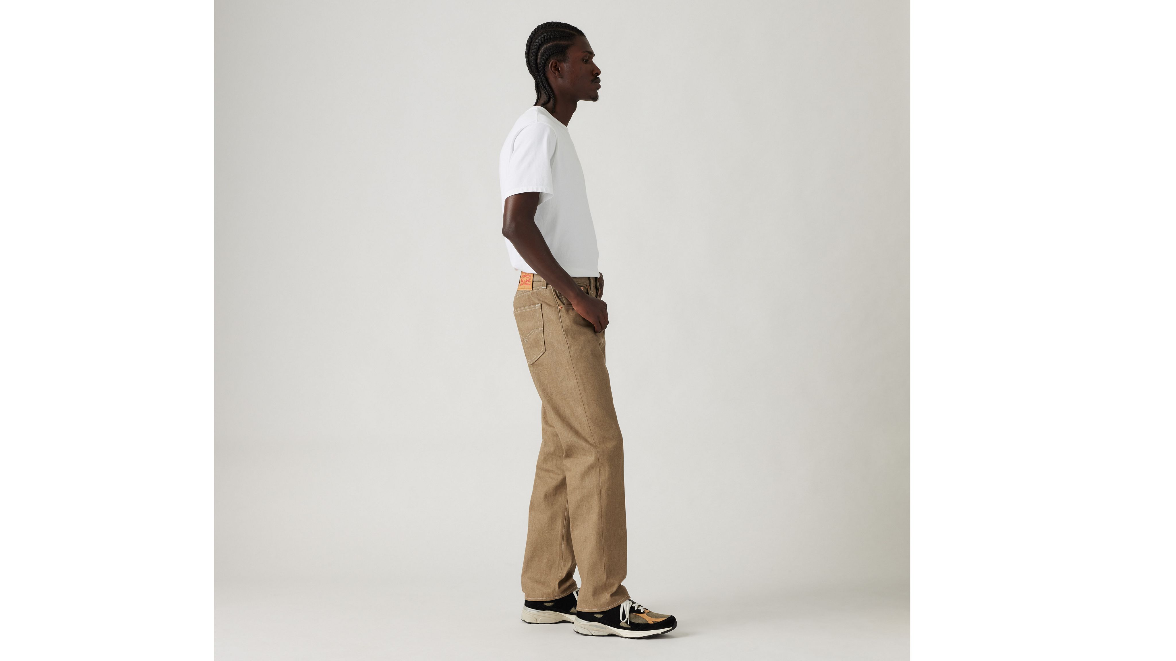 Levi's 501 Original Shrink-to-fit Men's Jeans 38x32 In Beige