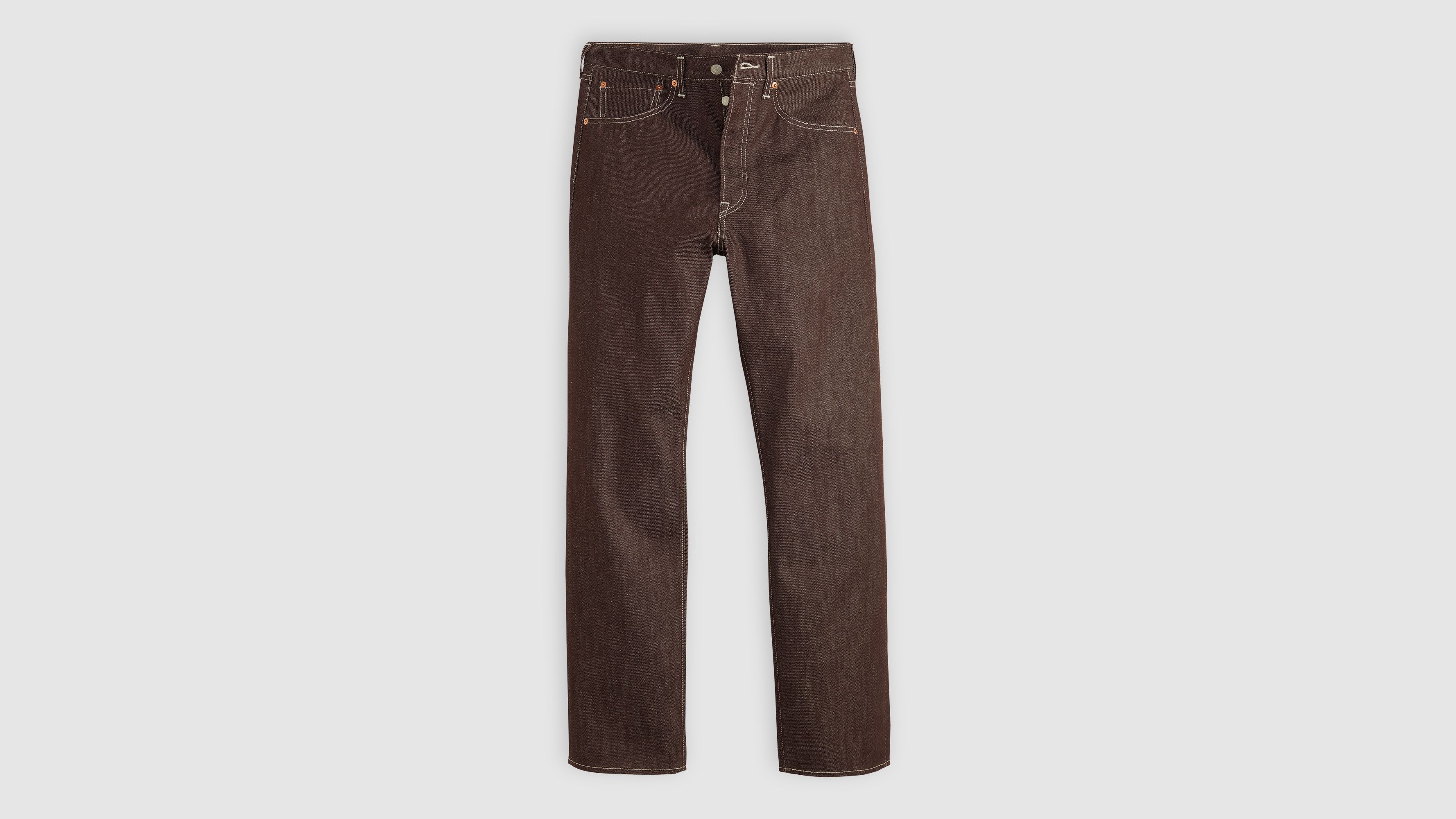 501™ Original Shrink-to-fit™ Men's Jeans - Brown | Levi's® US