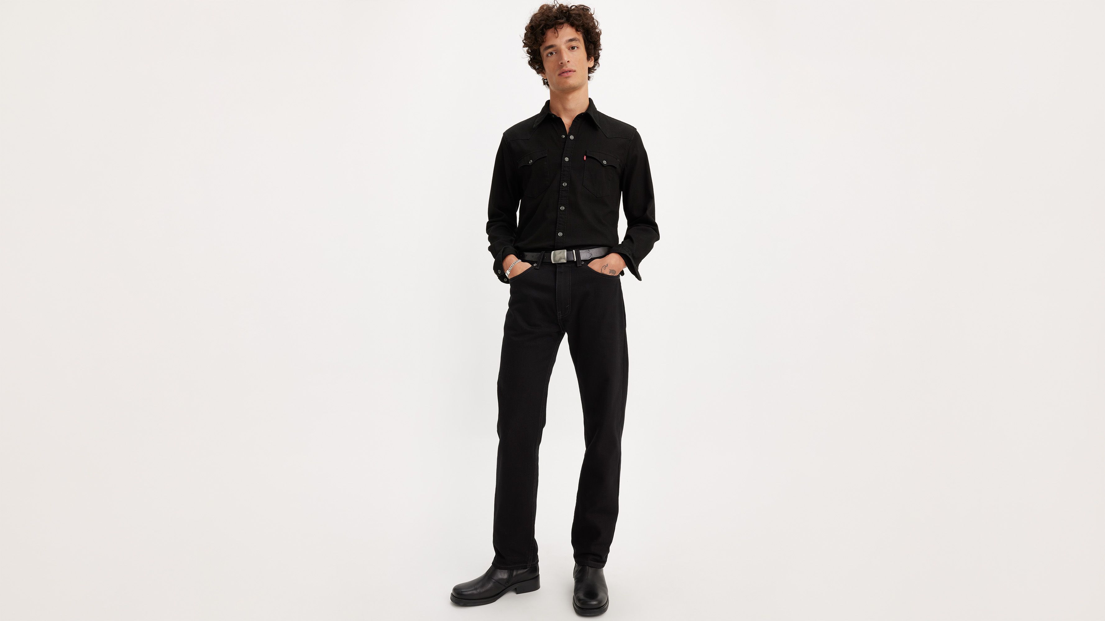 505™ Regular Fit Men's Jeans - Black | Levi's® US