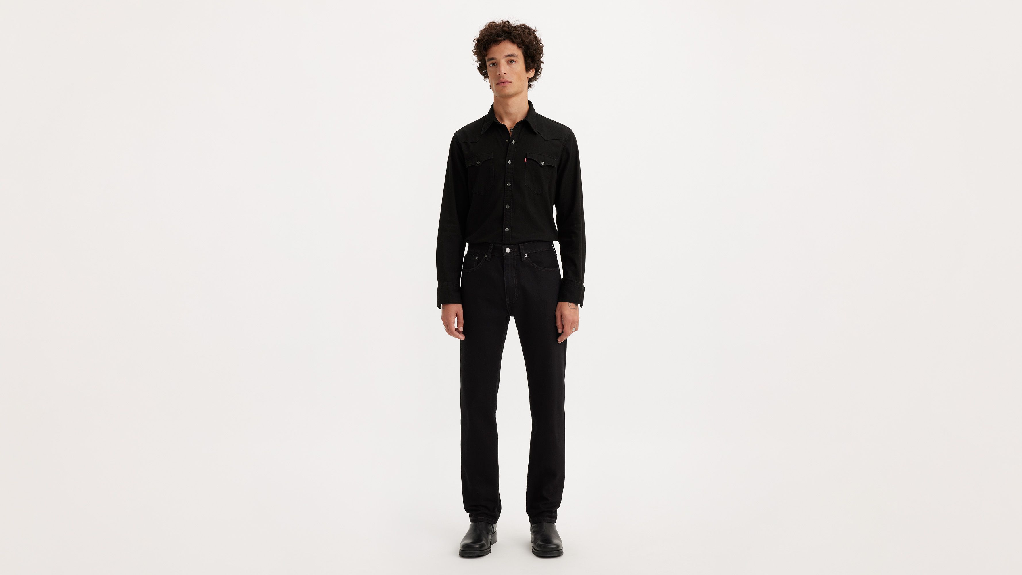 levis 505 mens black