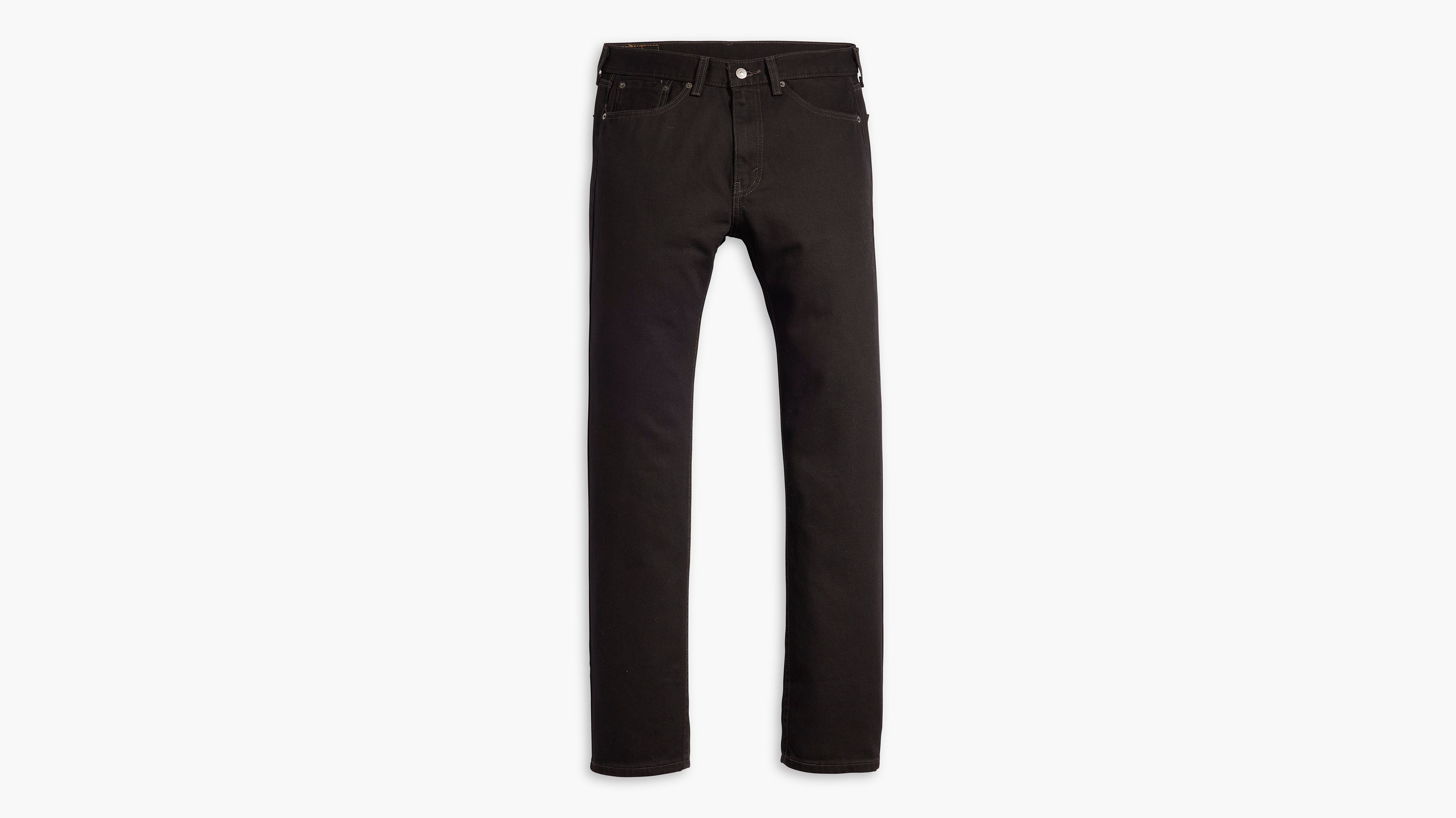 Straight Regular Jeans - Black - Men