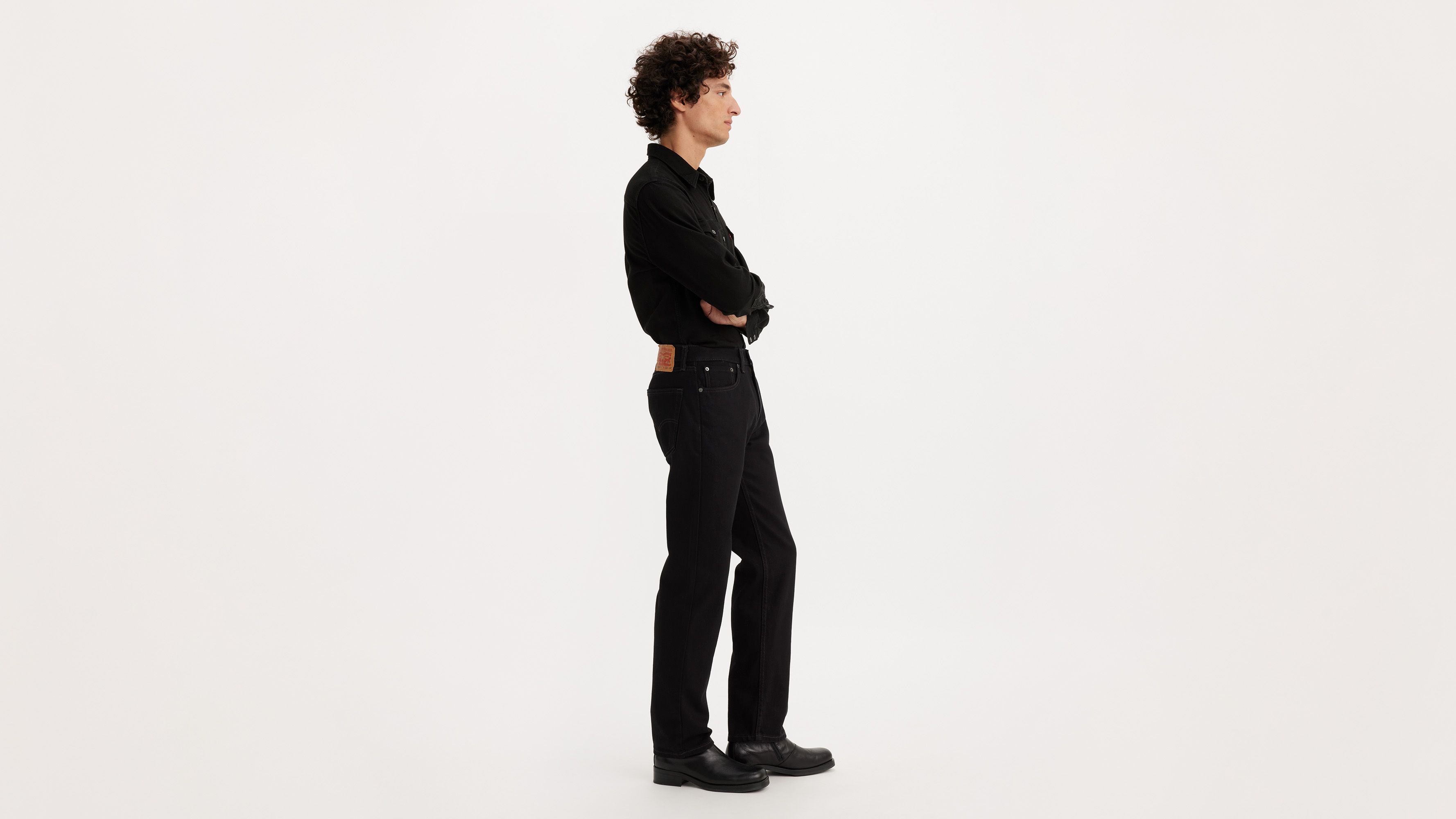 505™ Regular Fit Men's Jeans - Black | Levi's® US