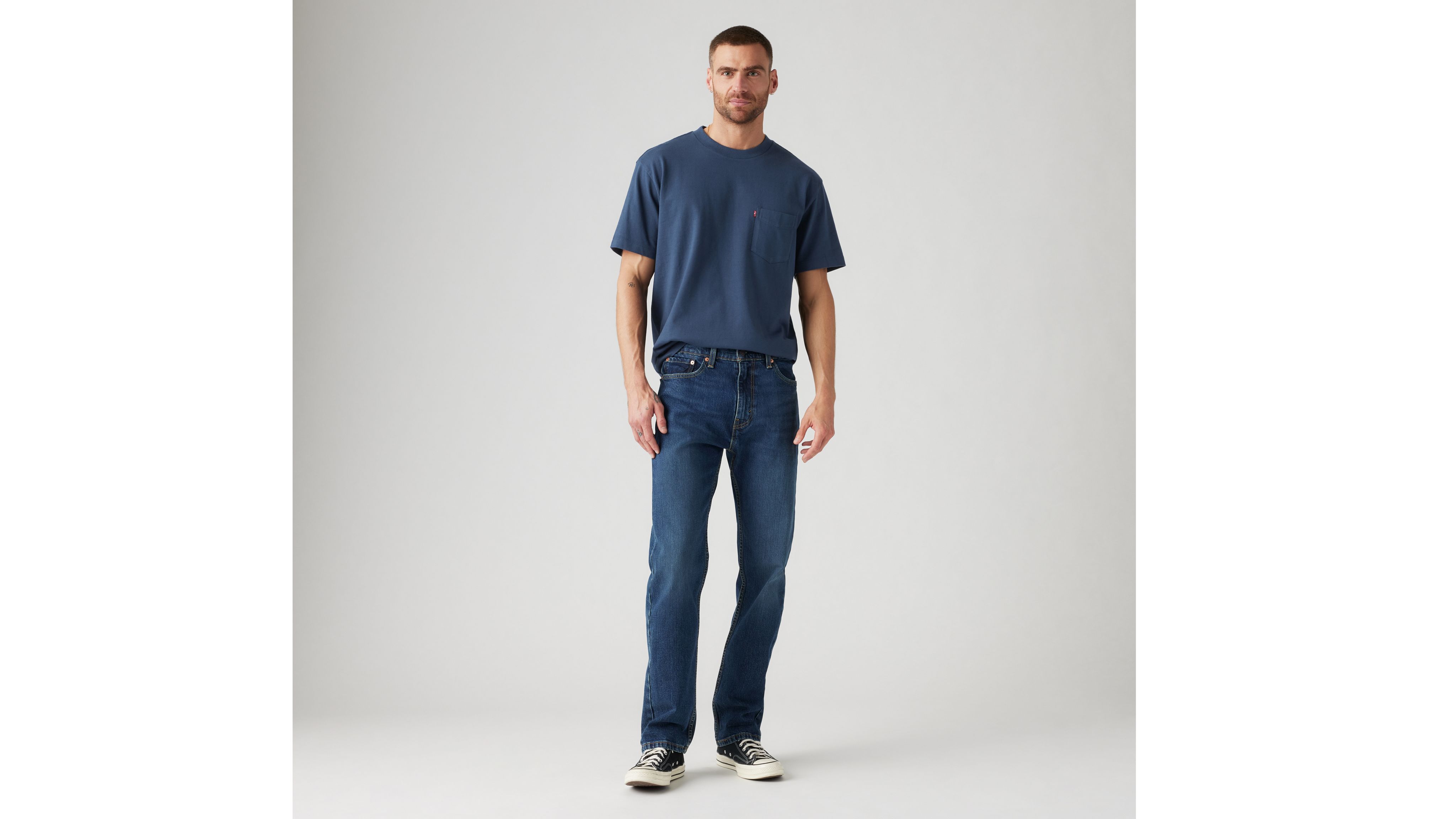 levi's 505 straight fit mens jeans