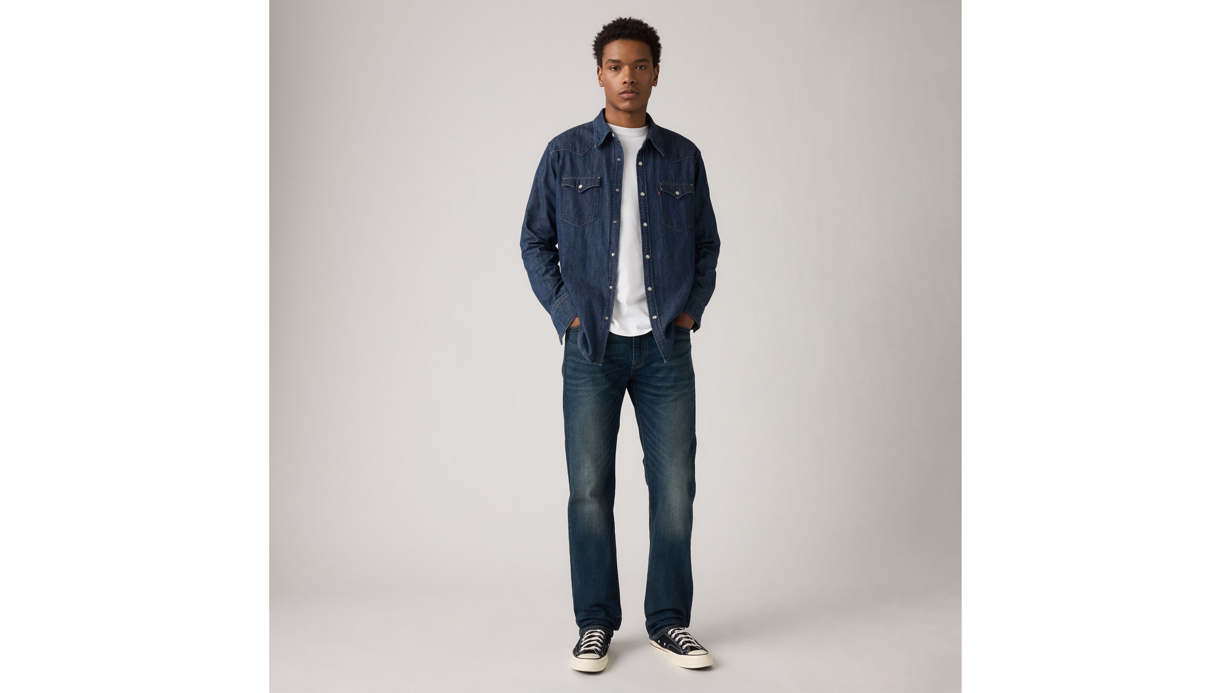 505™ Regular Fit Men's Jeans - Dark Wash | Levi's® US