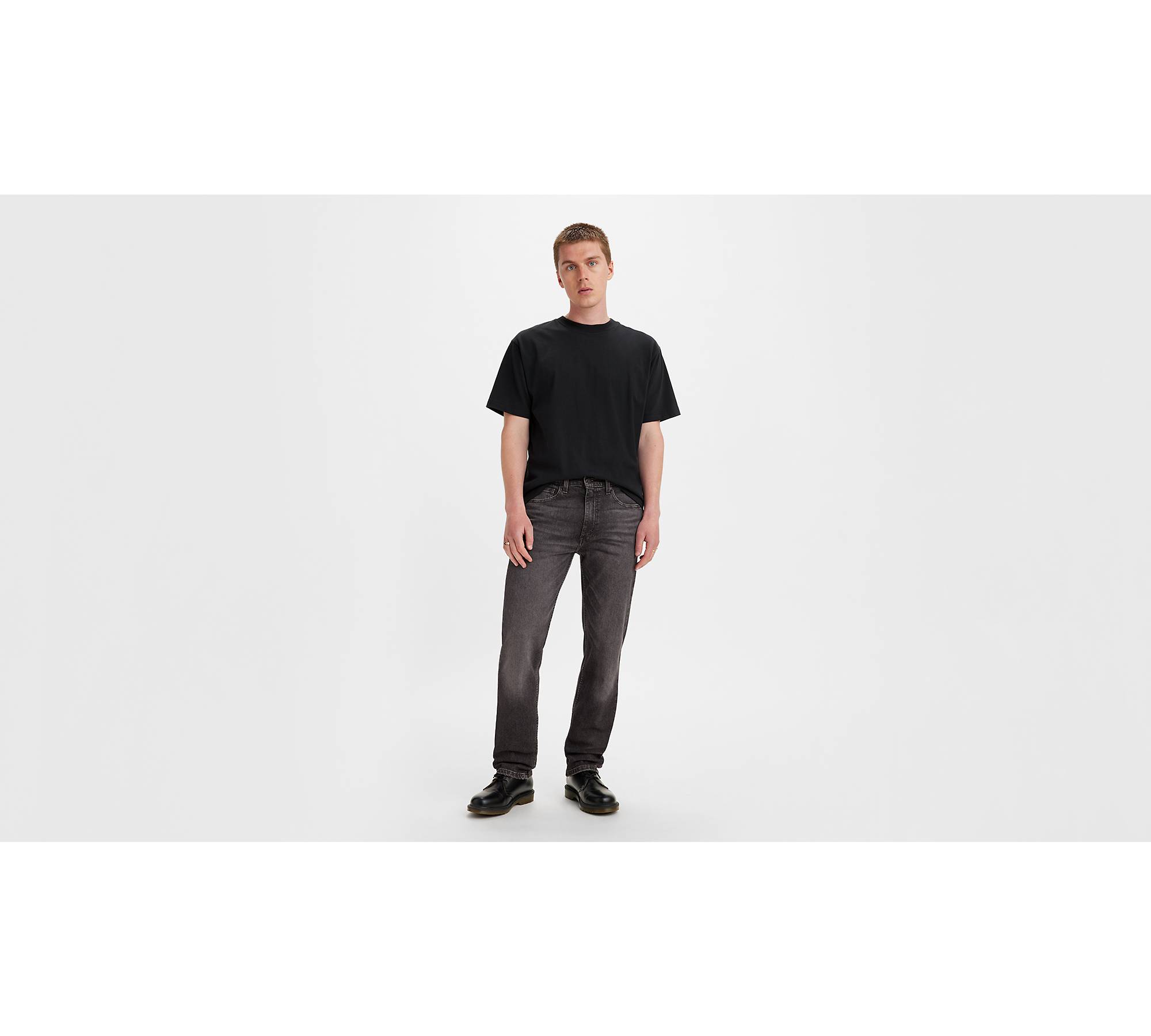 Men's Classic Black Jeans Advanced Stretch Regular Fit Denim Jean