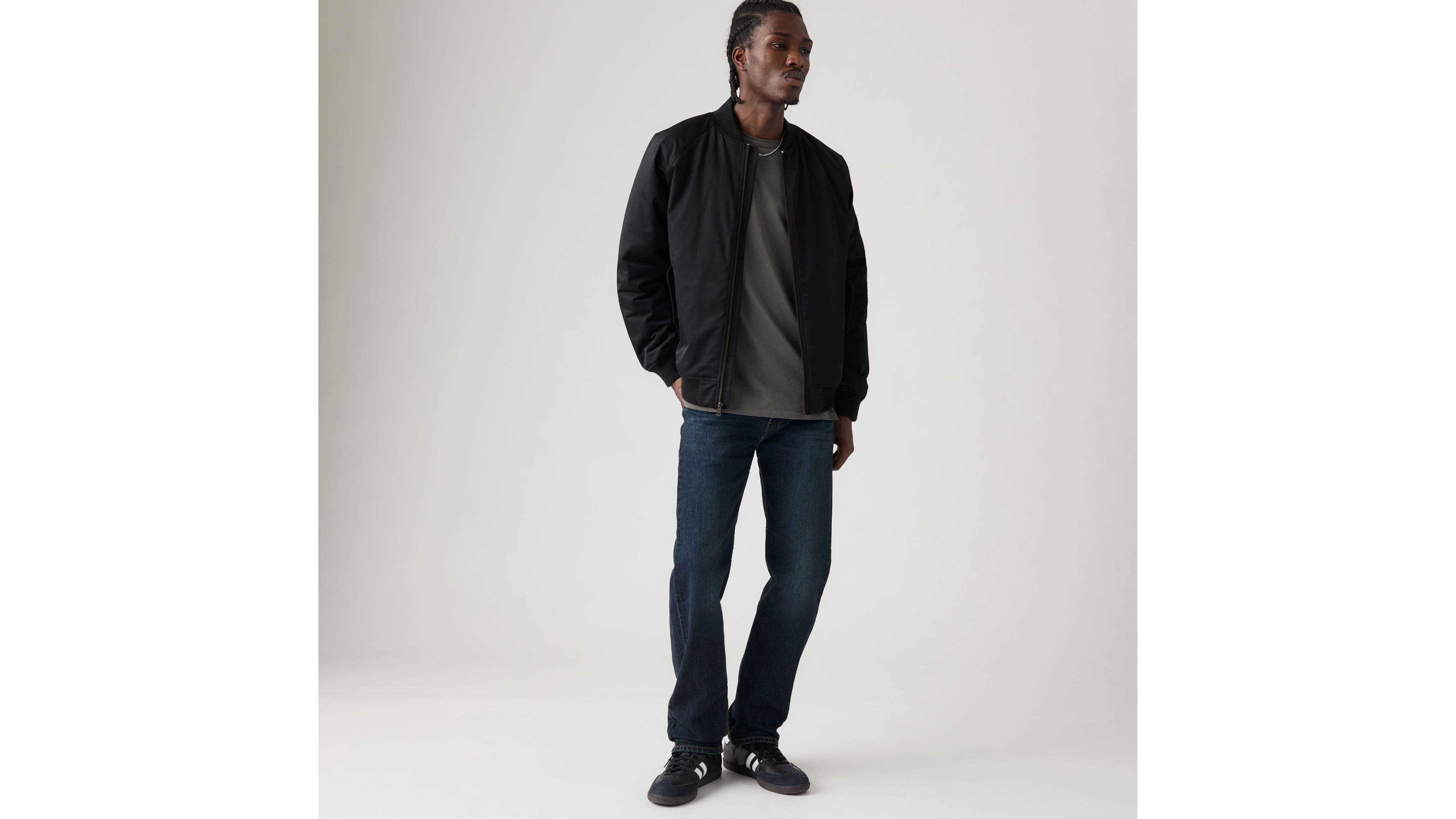 LEVI’S / 00's 505 denim pants Levi Men's 505 Regular Fit Straight Leg Stretch Jeans
