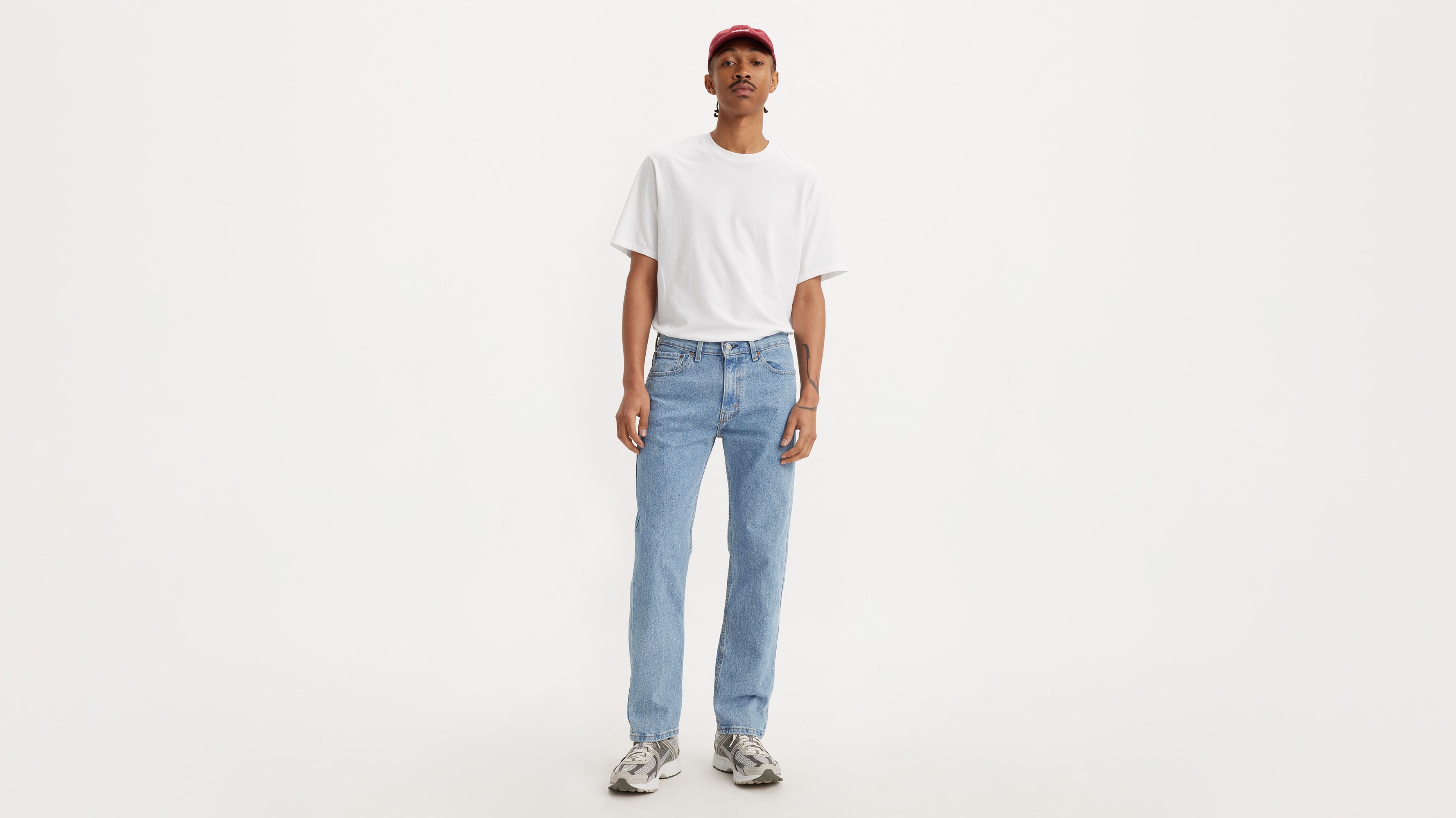 levi's 505 straight fit mens jeans