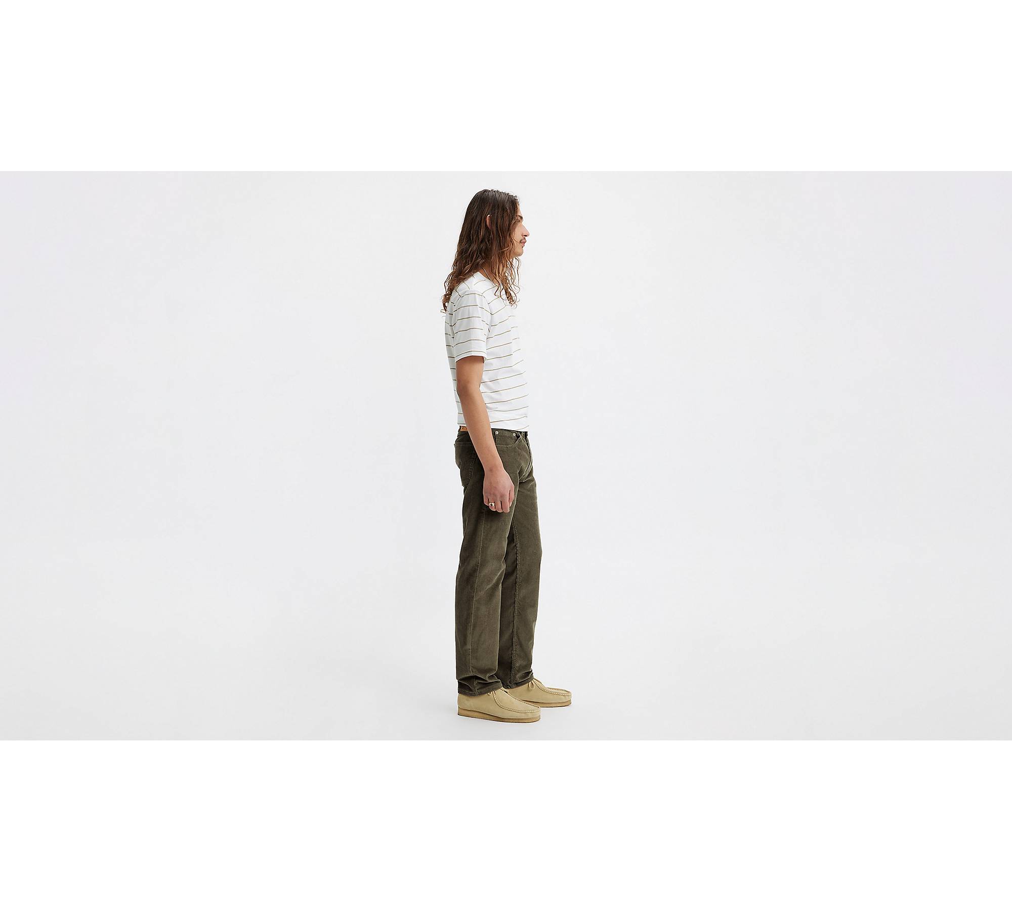 505™ Regular Fit Corduroy Men's Jeans - Green | Levi's® US
