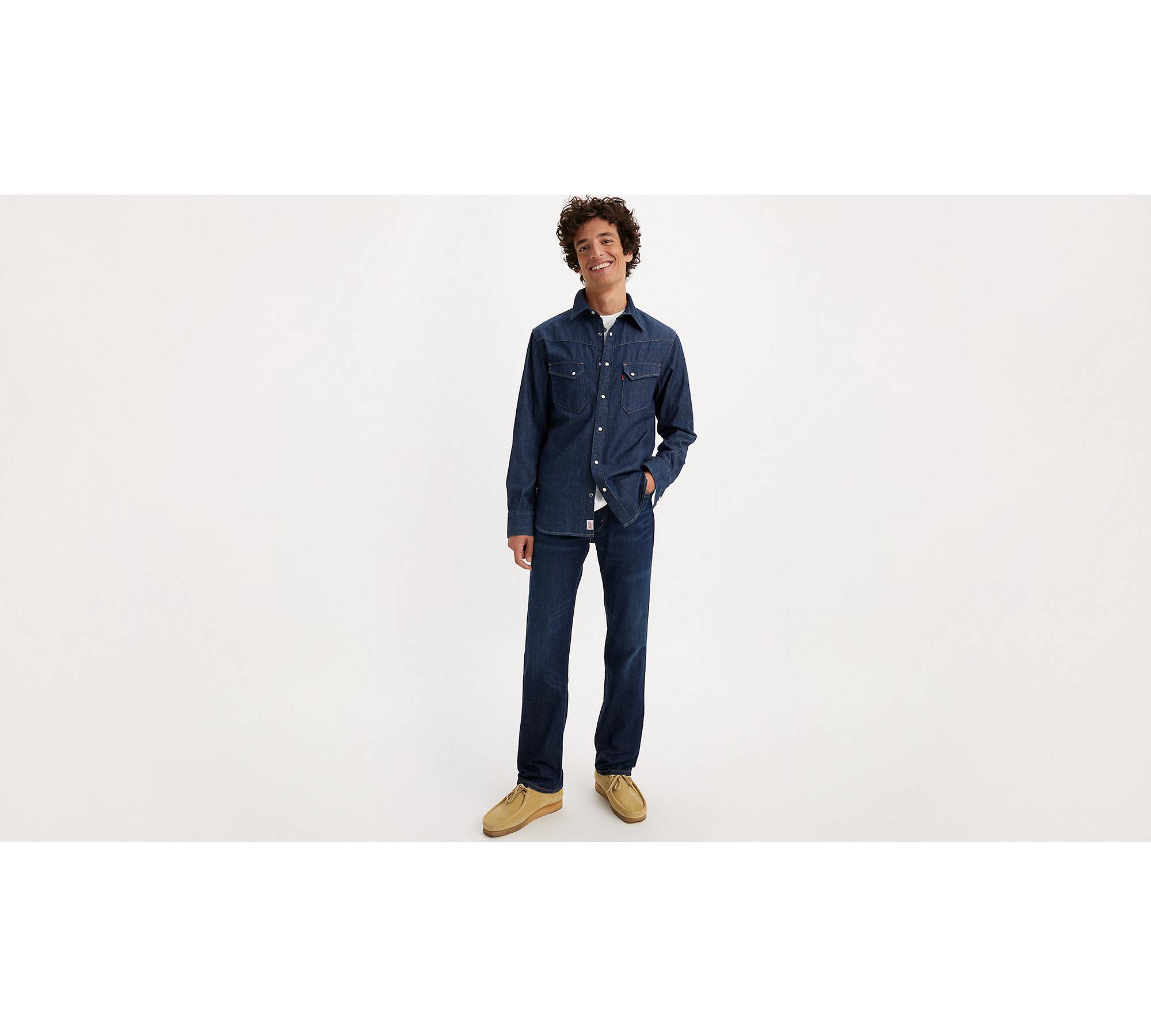 Levi's® Men's 505™ Regular Fit Straight Jeans - Black 33x30 : Target