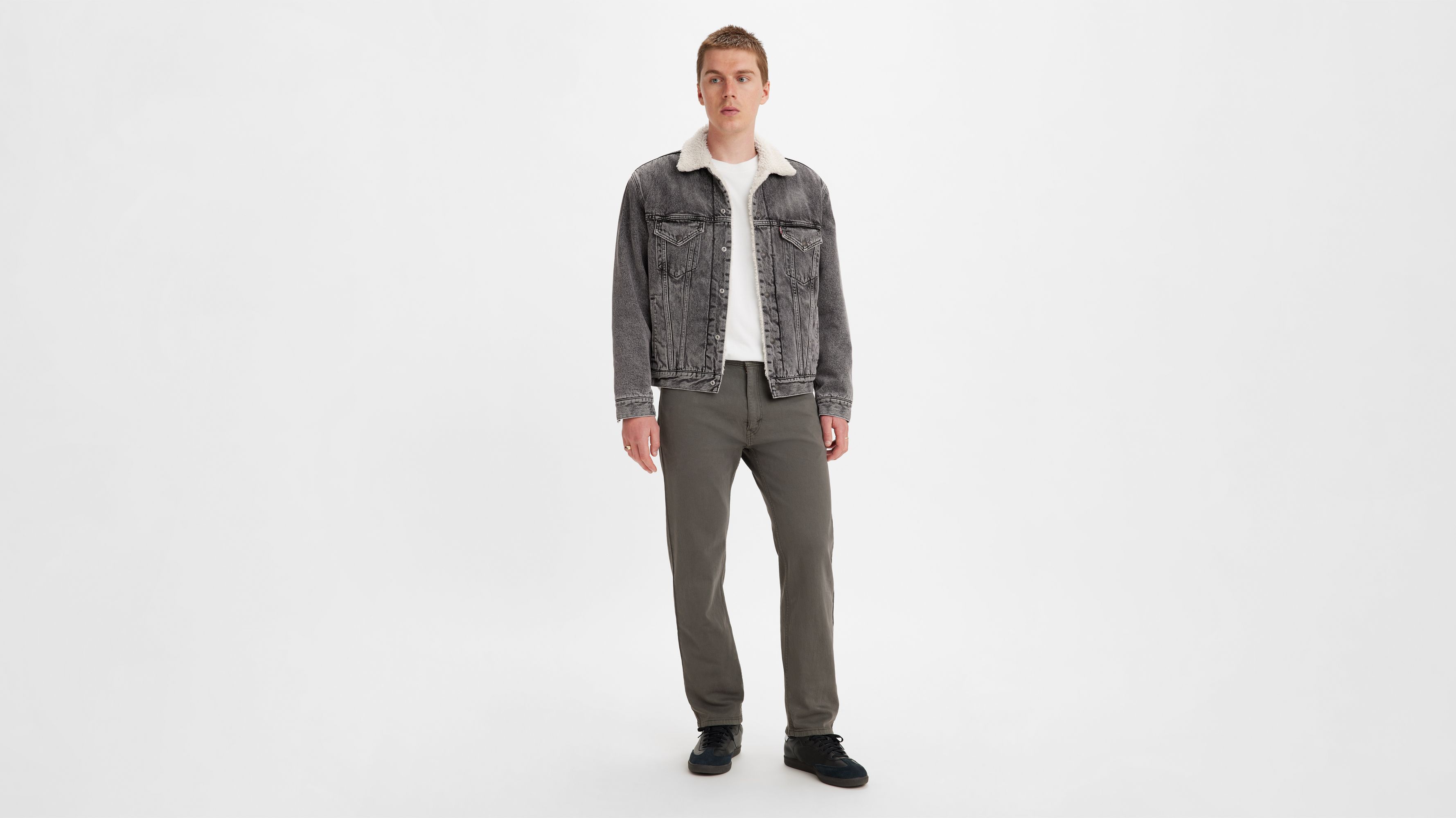 505™ Regular Fit Men's Pants - Grey | Levi's® US