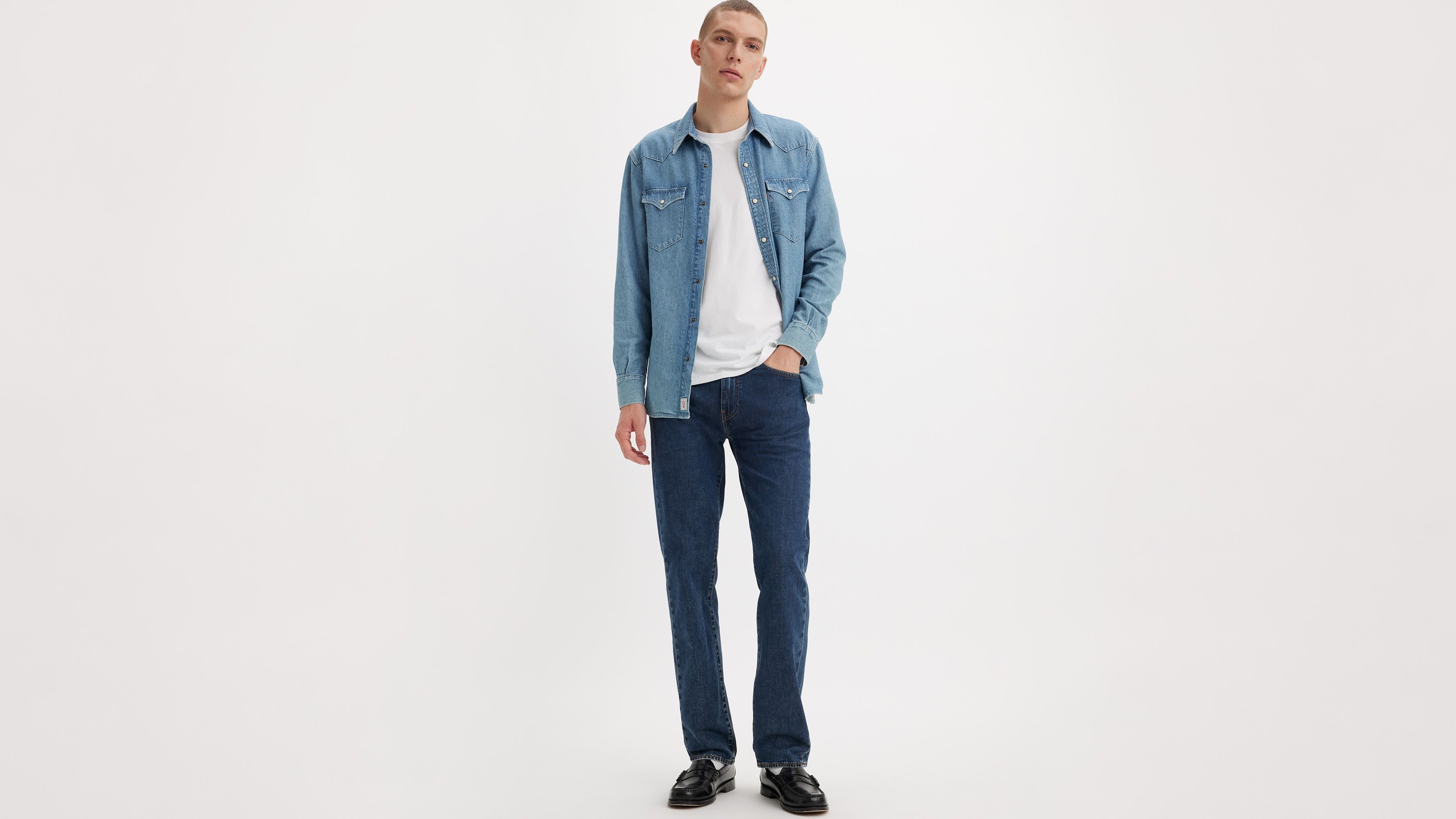 505™ Regular Fit Performance Cool Men's Jeans - Dark Wash | Levi's® US