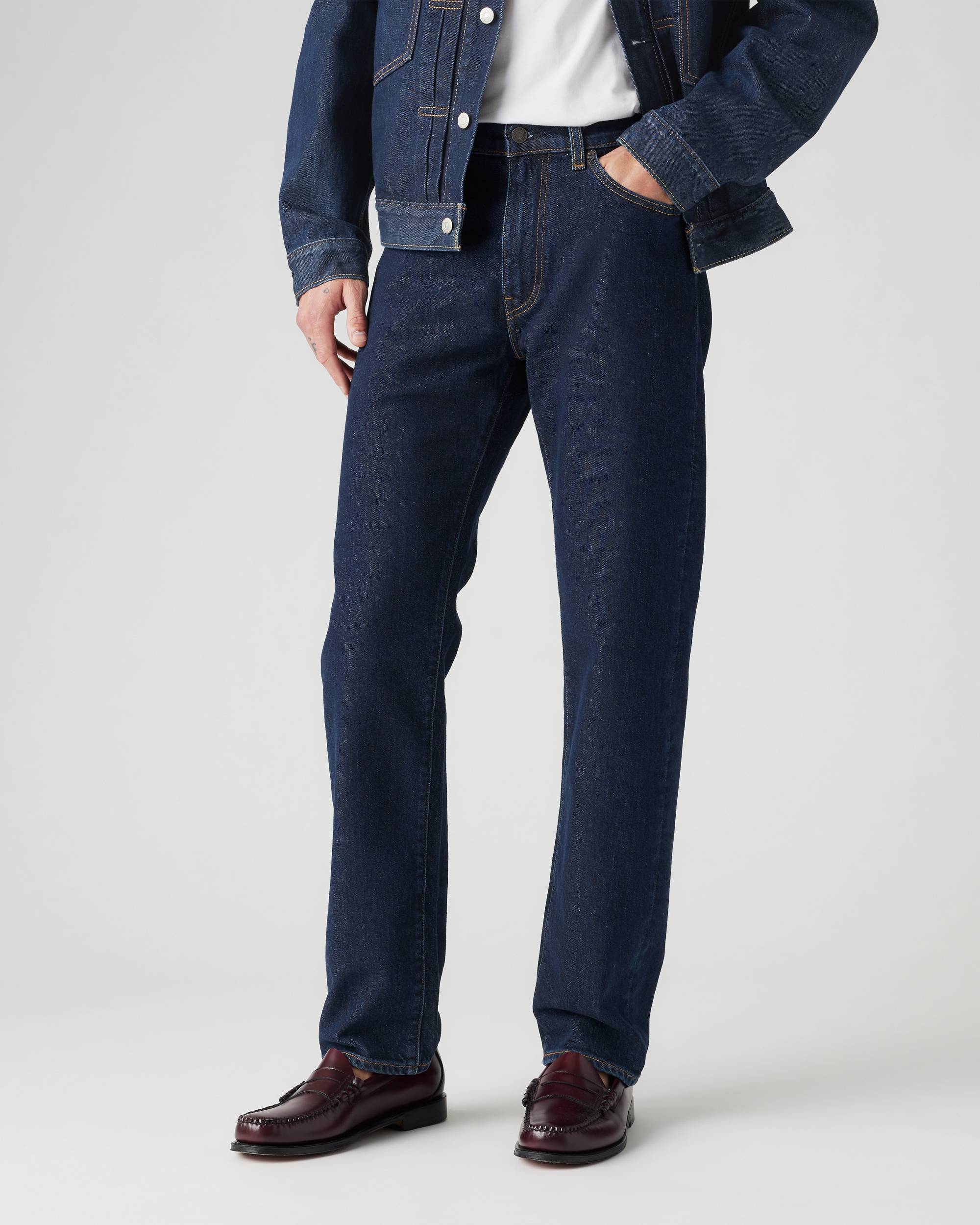 505™ Regular Fit Men's Jeans - Dark Wash | Levi's® US 505™ Regular Fit Men's Jeans - Dark Wash | Levi's® US
