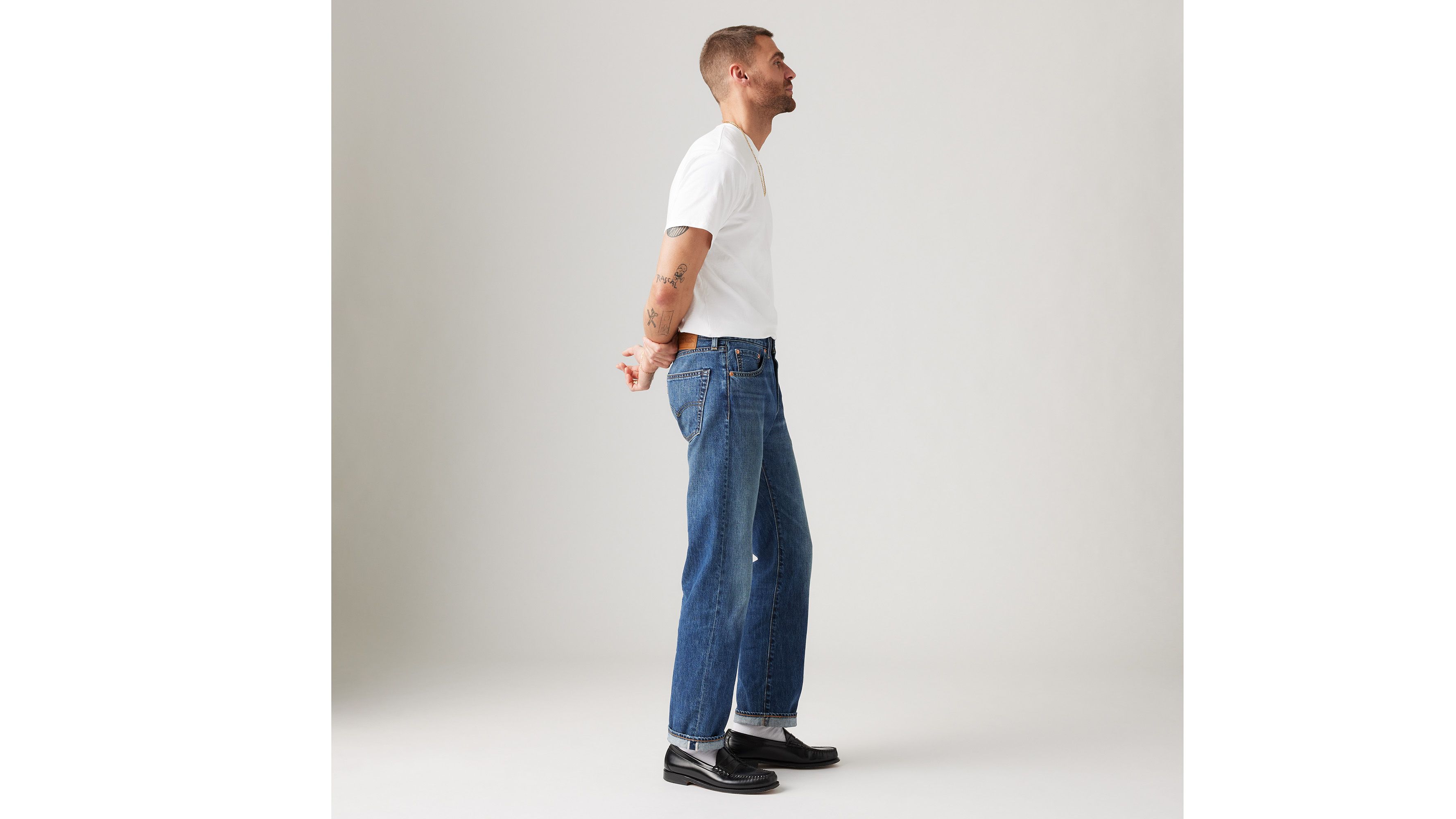 Levi's 505 Regular Fit Selvedge Men's Jeans 40x32 In Always On
