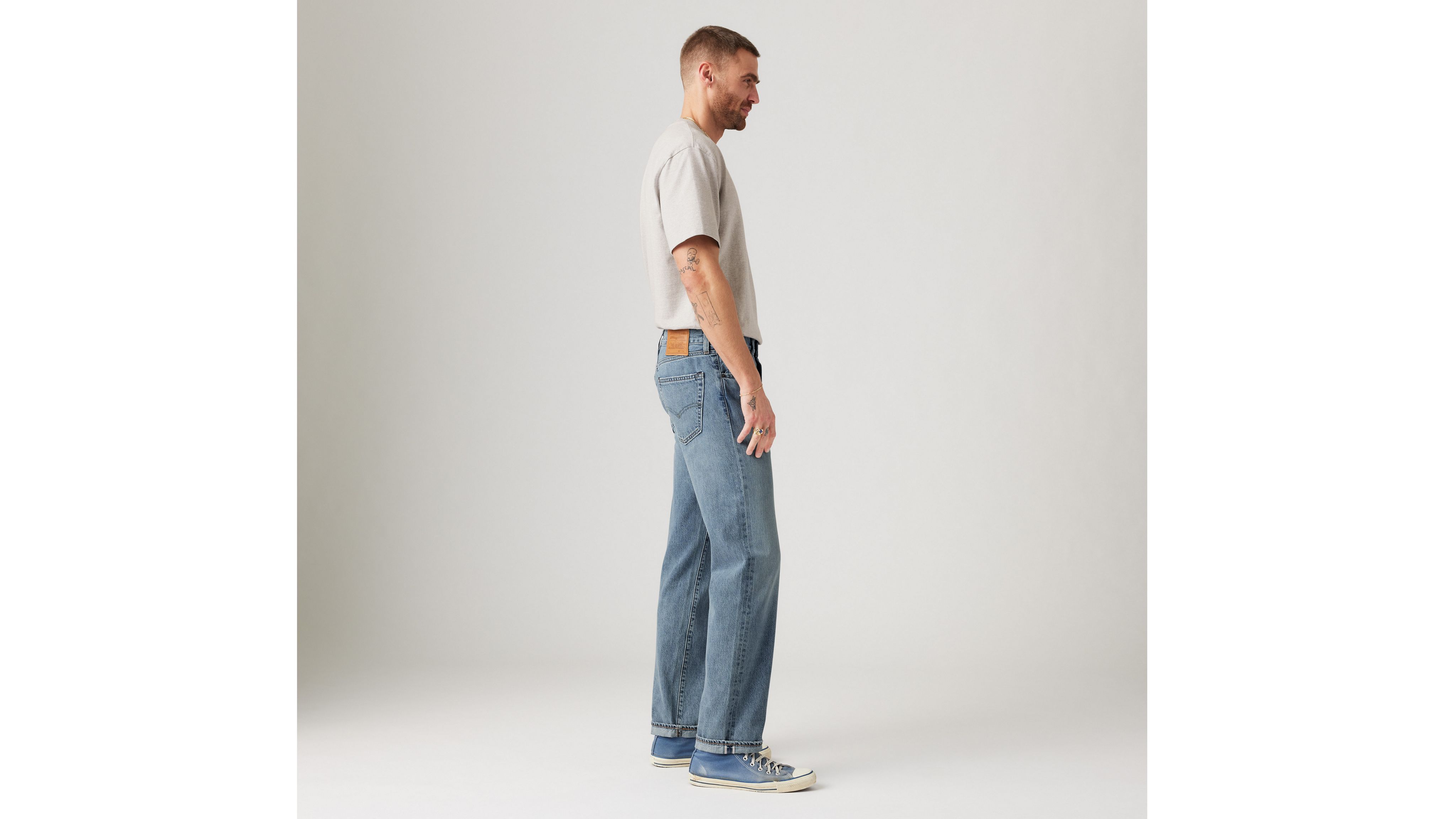 Shop Levi's 505 Regular Fit Selvedge Men's Jeans 38x32 In Gotta Be There