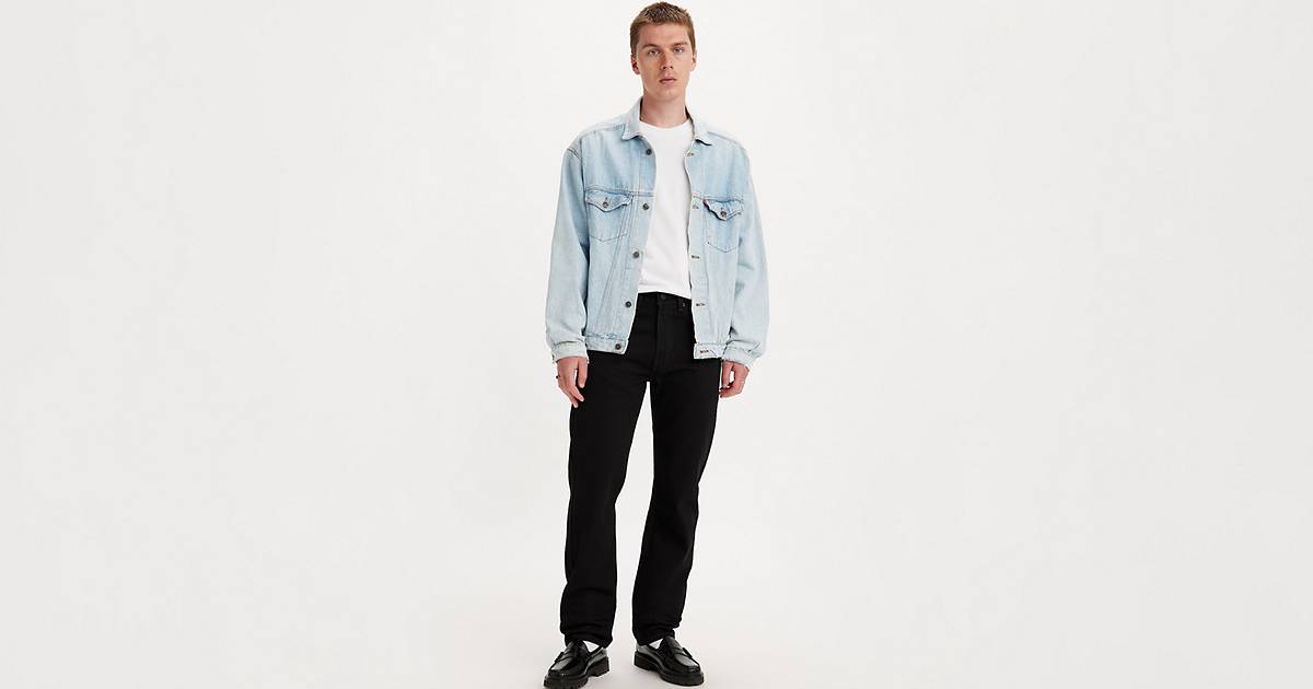 505™ Regular Fit Authentic Soft Men's Jeans - Black | Levi's® US