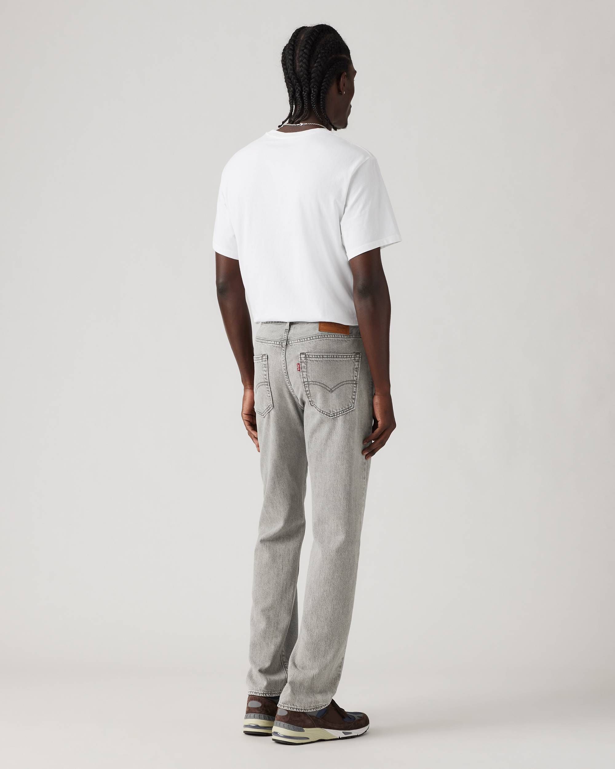 505™ Regular Fit Linen+ Denim Men's Jeans - Grey | Levi's® US 505™ Regular Fit Linen+ Denim Men's Jeans - Grey | Levi's® US