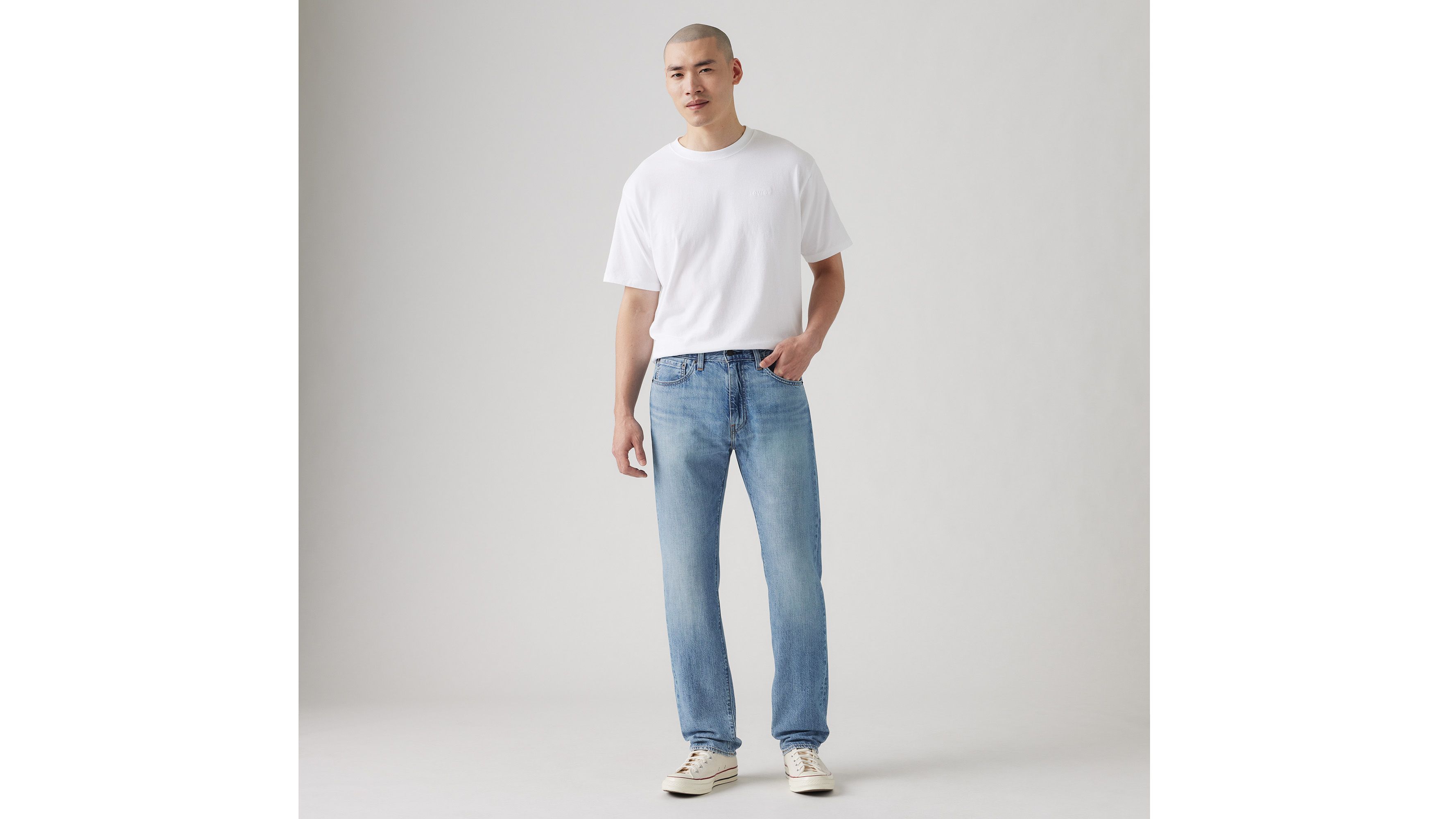 Levi's 505 Regular Fit Linen+ Denim Men's Jeans 38x32 In Always Tomorrow