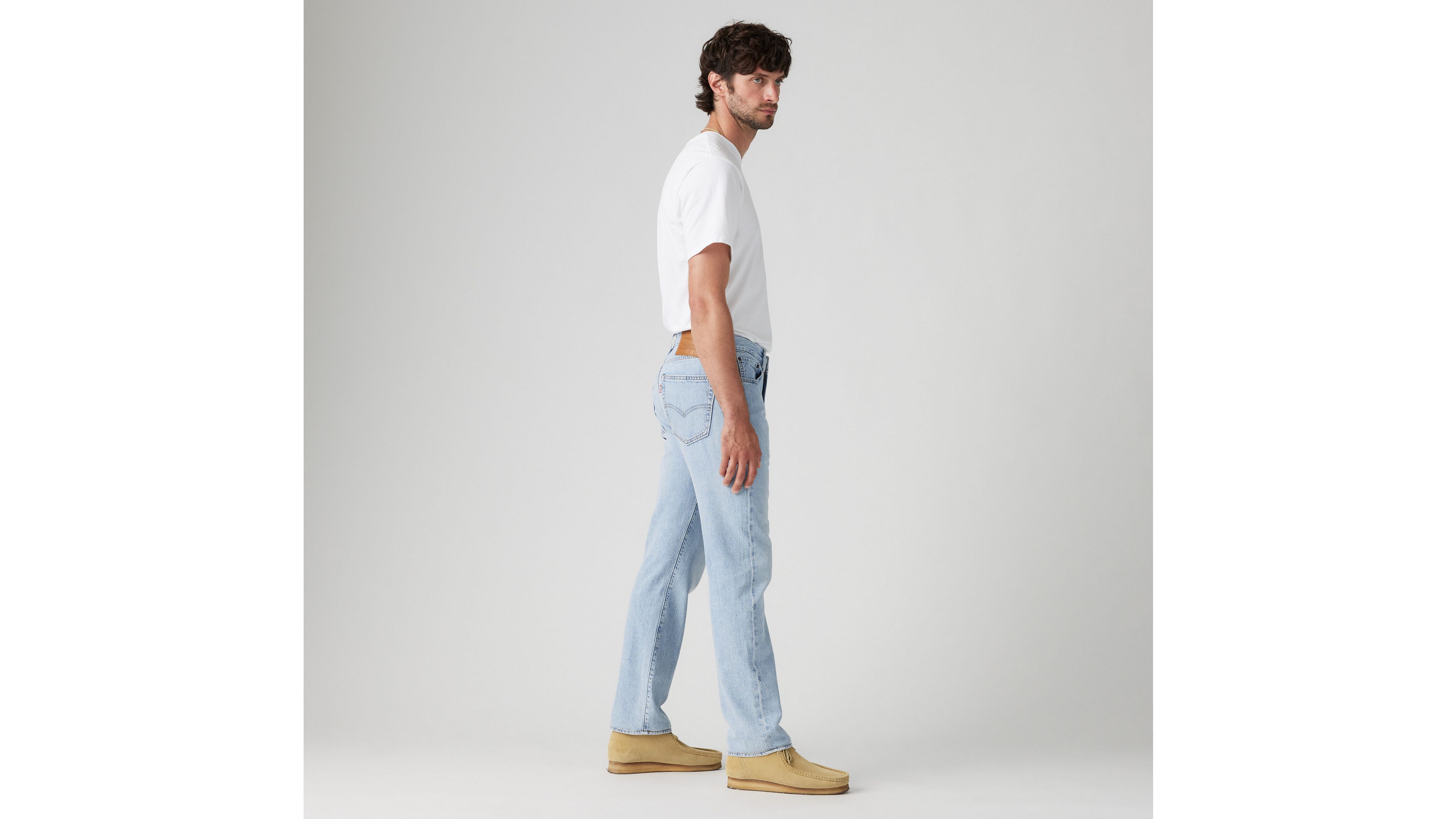 505™ Regular Fit Linen+ Denim Men's Jeans 4