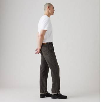 505™ Regular Fit Selvedge Men's Jeans - Black | Levi's® US 505™ Regular Fit Selvedge Men's Jeans - Black | Levi's® US
