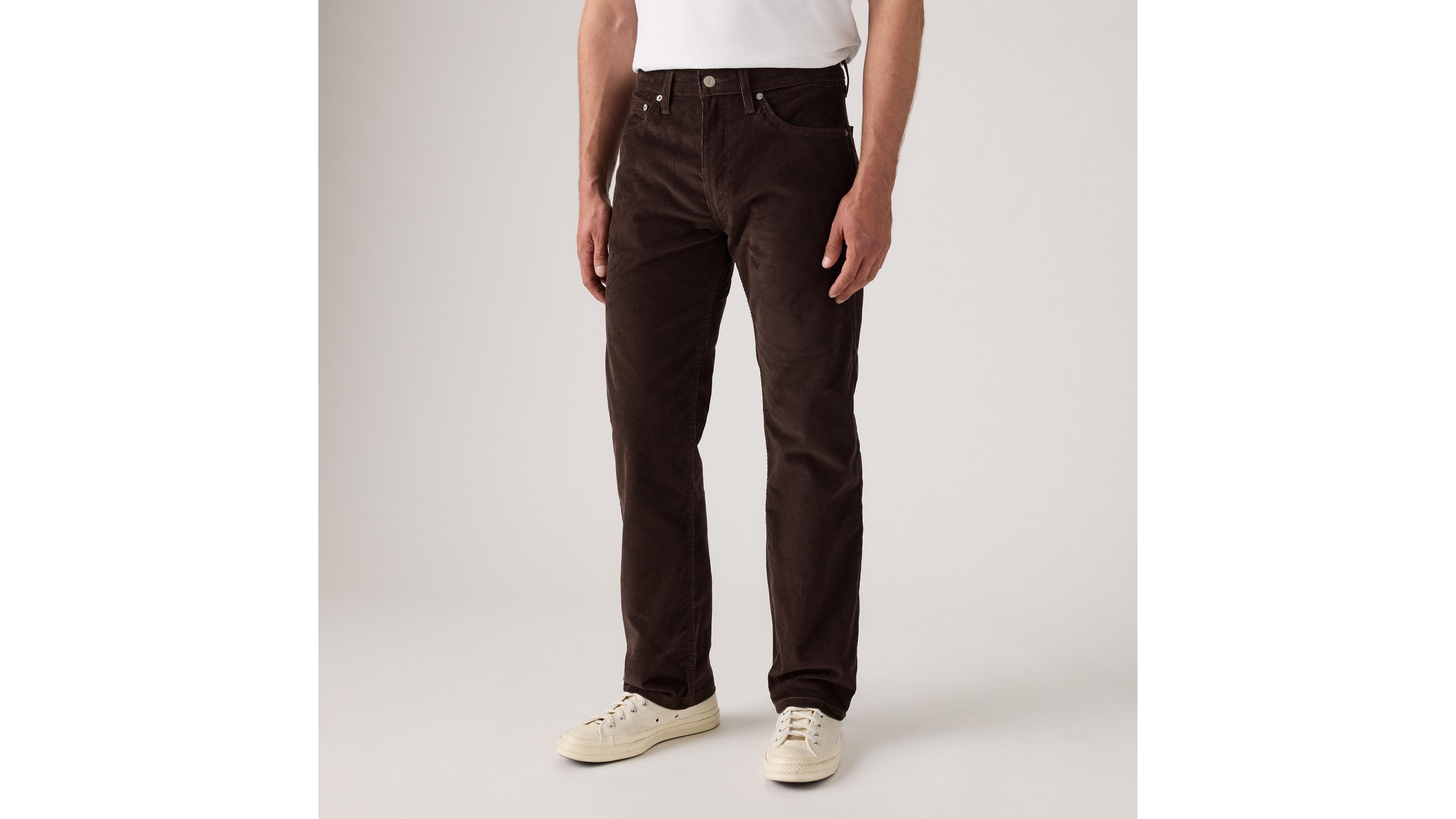 Levi's 505 Regular Fit Corduroy Men's Jeans 36x32 In Brown
