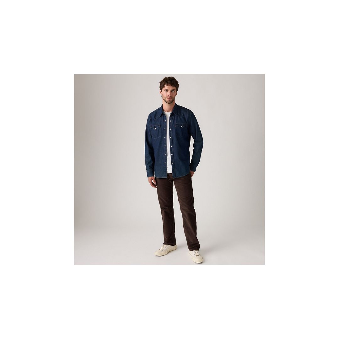 Levi's 505 Regular Fit Corduroy Men's Jeans 36x32 In Brown