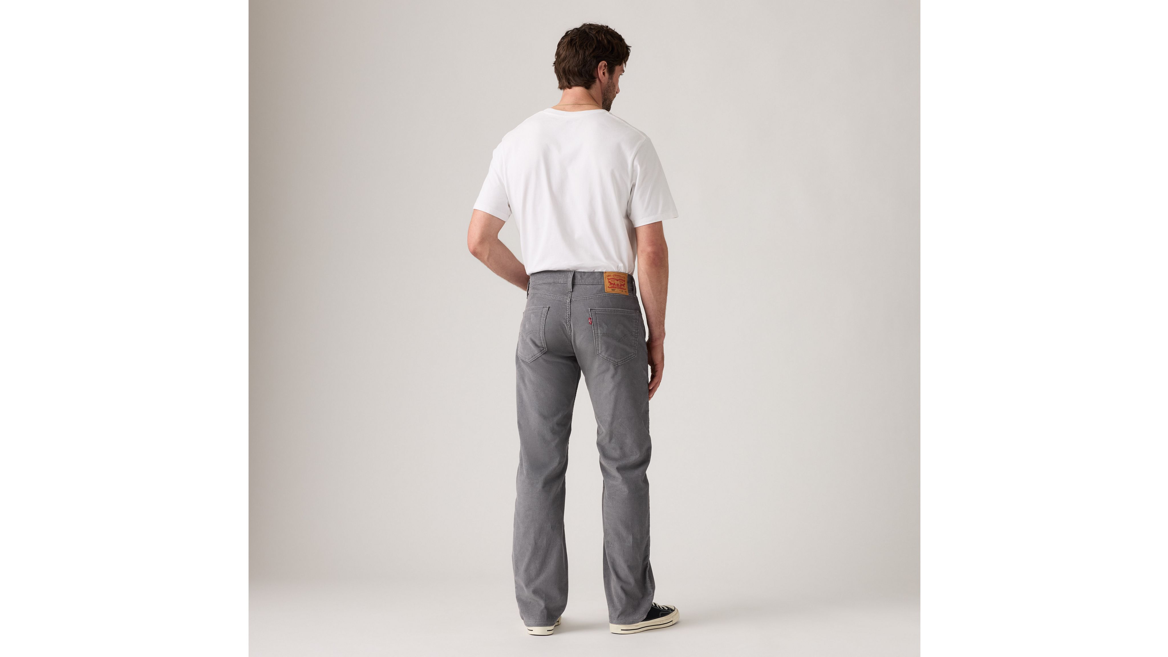 Levi's 505 Regular Fit Corduroy Men's Jeans 38x32 In Gray
