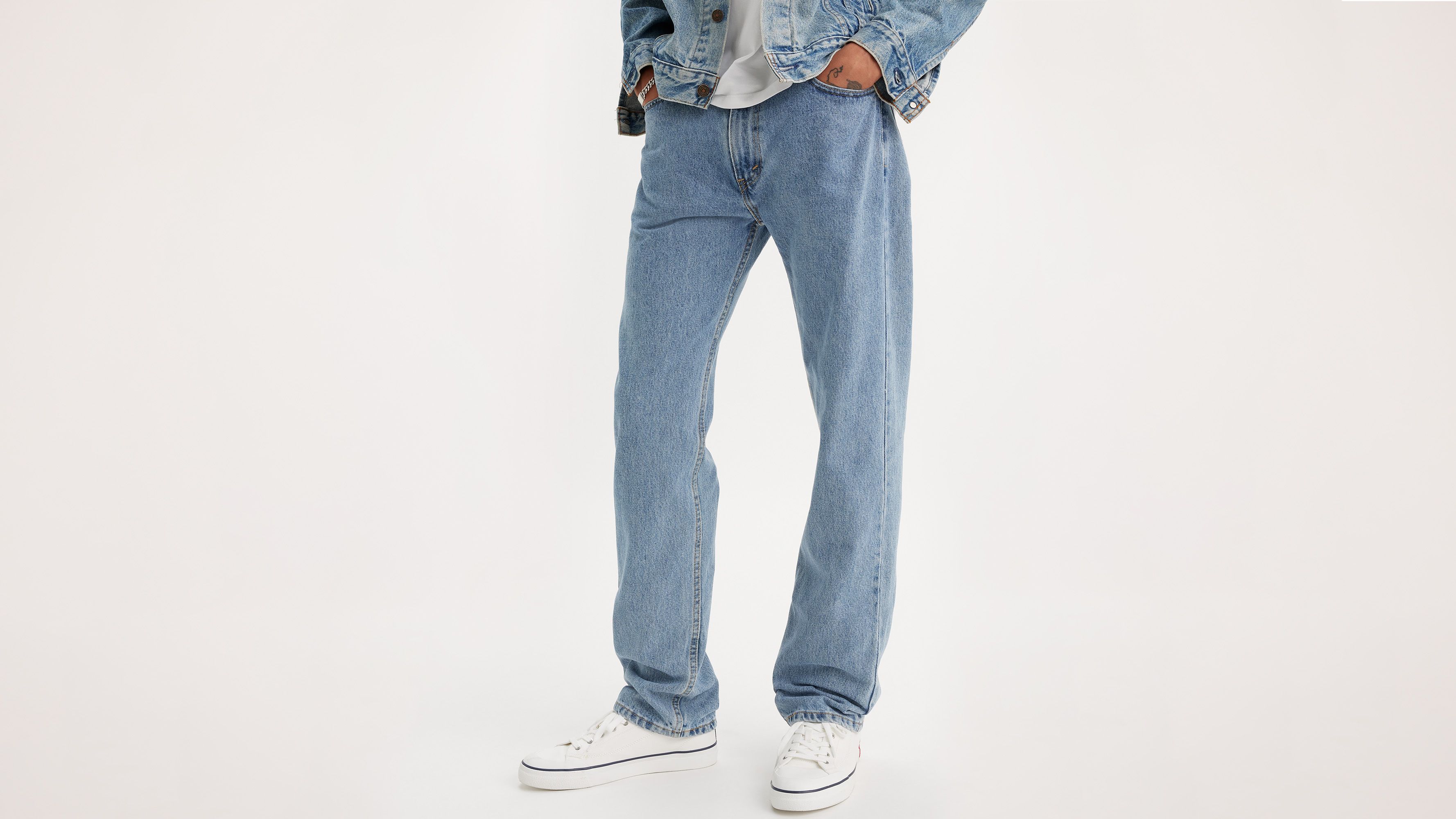 Levis 505 hotsell light stonewash