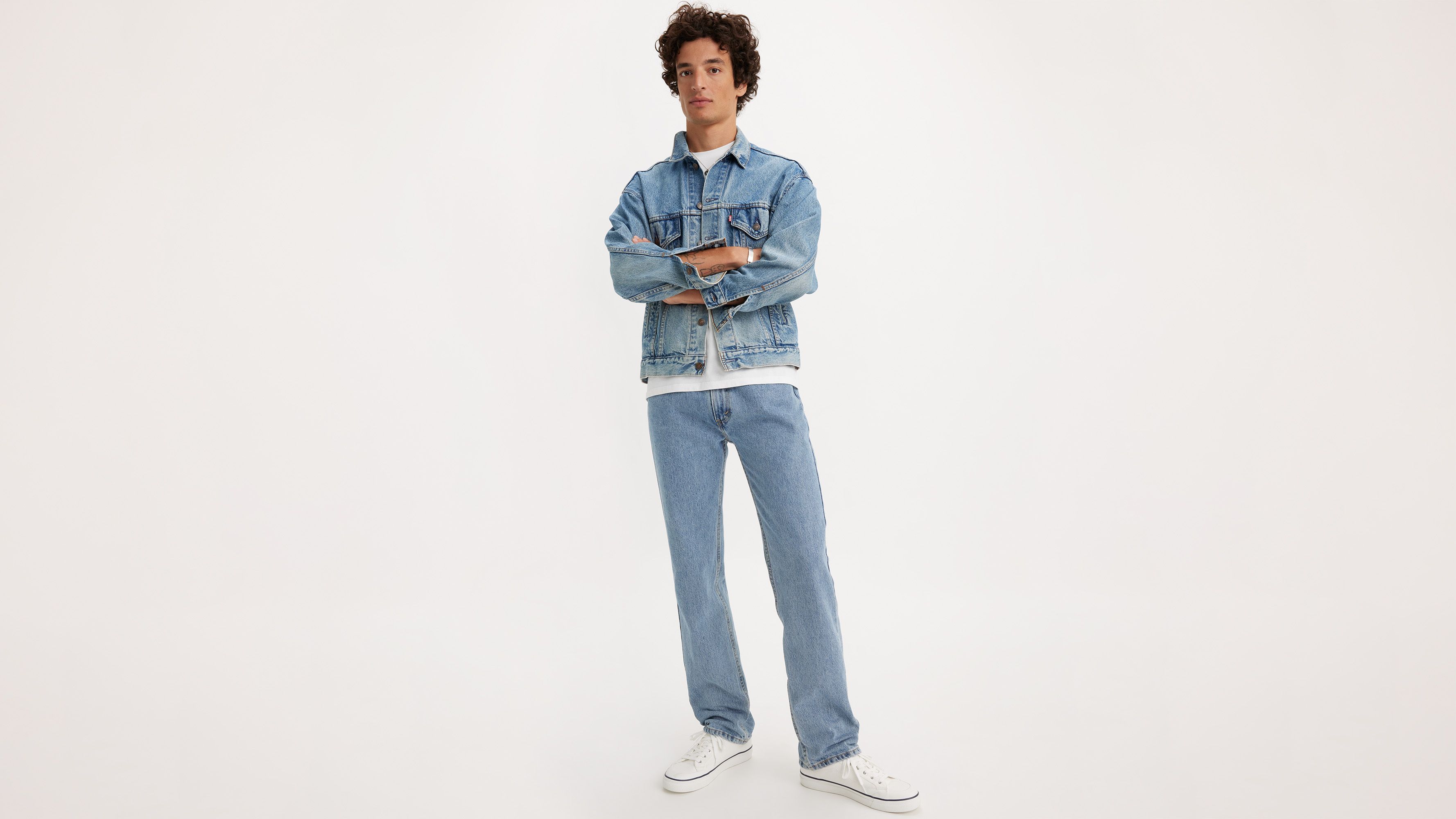 Levis 505 light stonewash on sale