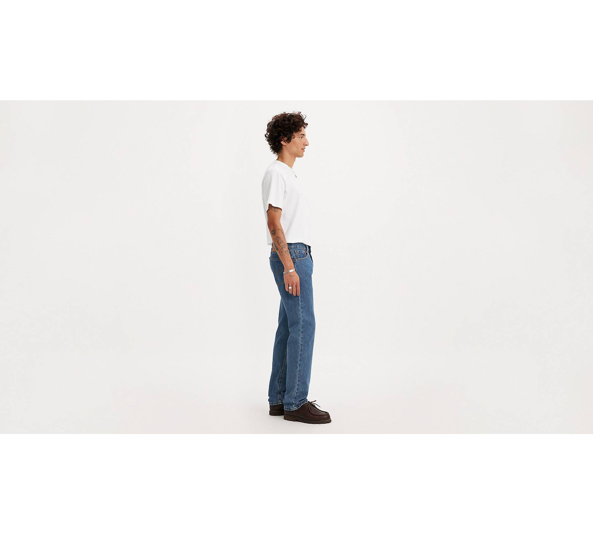 Levi's Men's 505 Regular Fit Jeans - Medium Stonewash - 34x30