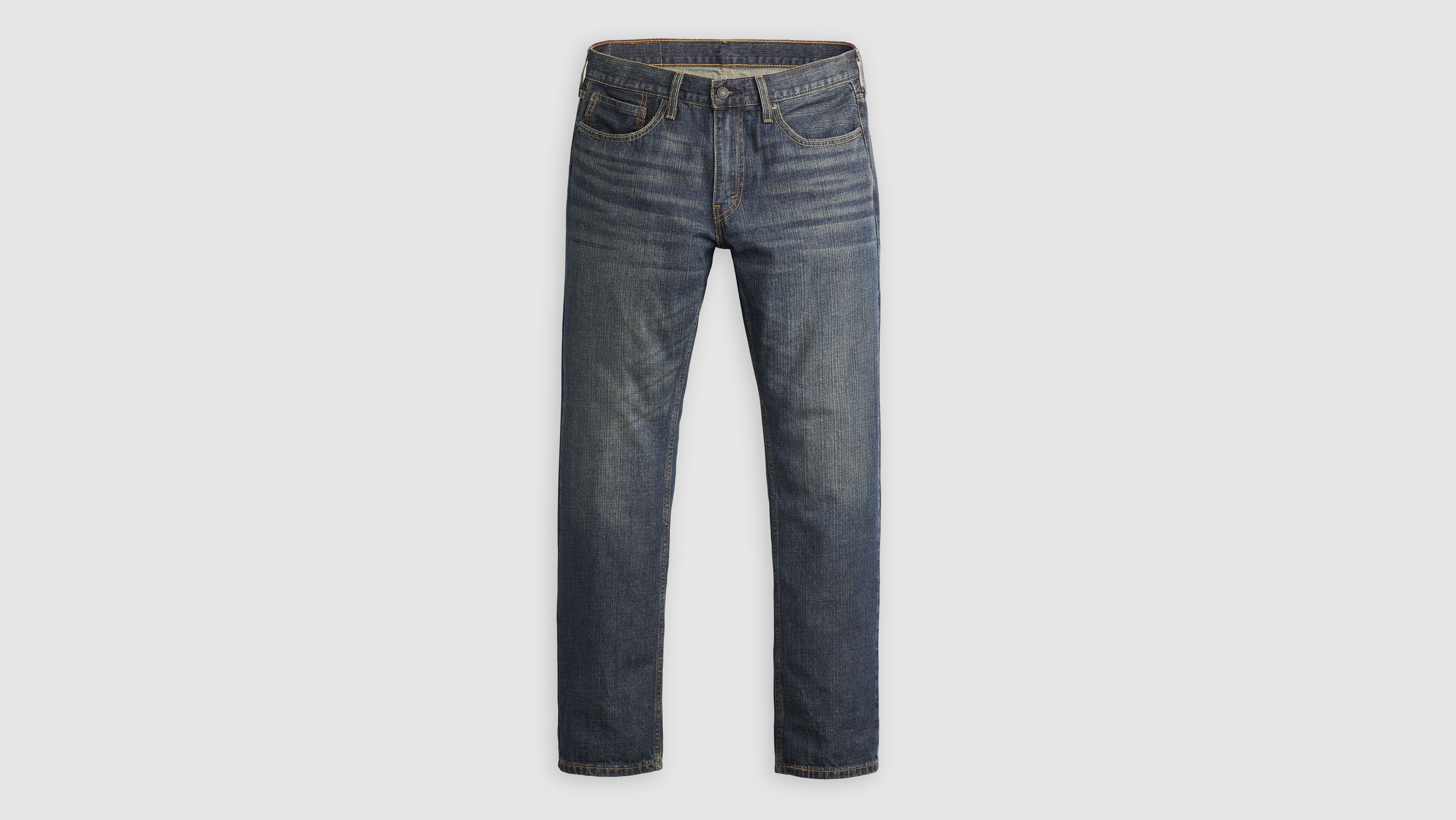 Levi's 501 Mens Button Fly Two-way Stretch Straight Leg Jeans In Black