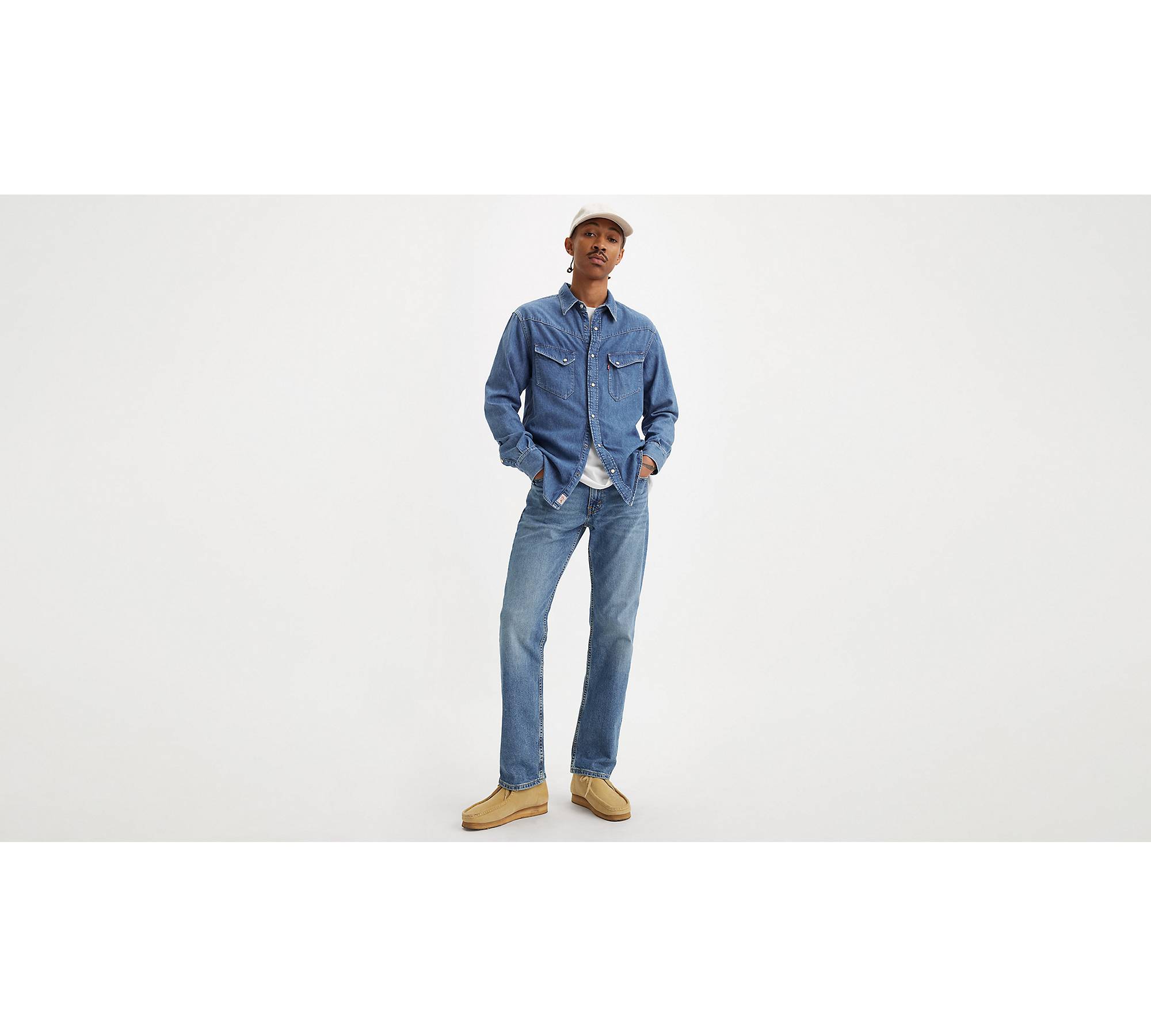 514™ Straight Fit Levi's® Flex Men's Jeans - Medium Wash