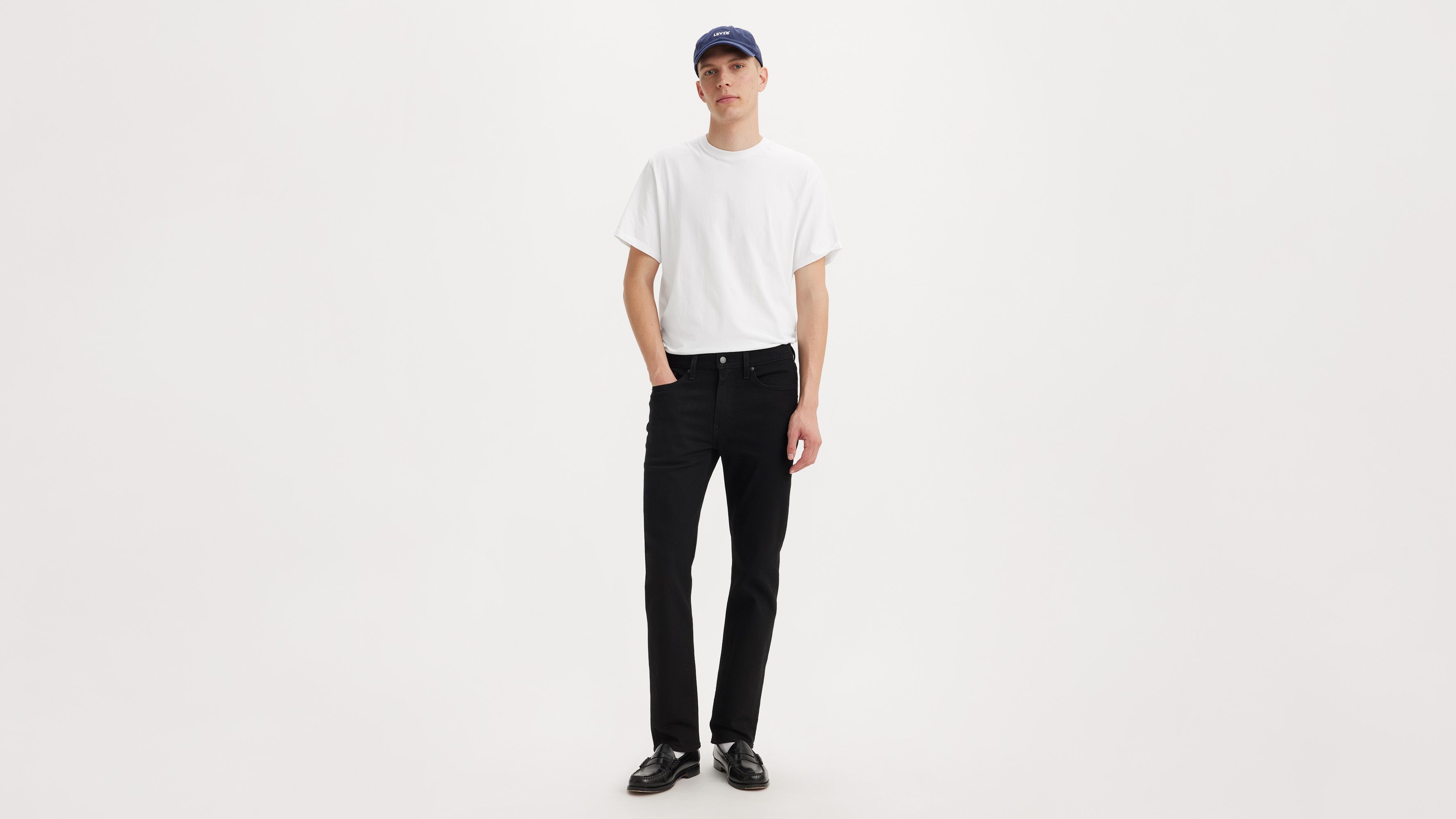 Levi's 514 Straight Fit Men's Jeans 42x30 In Black Leaf