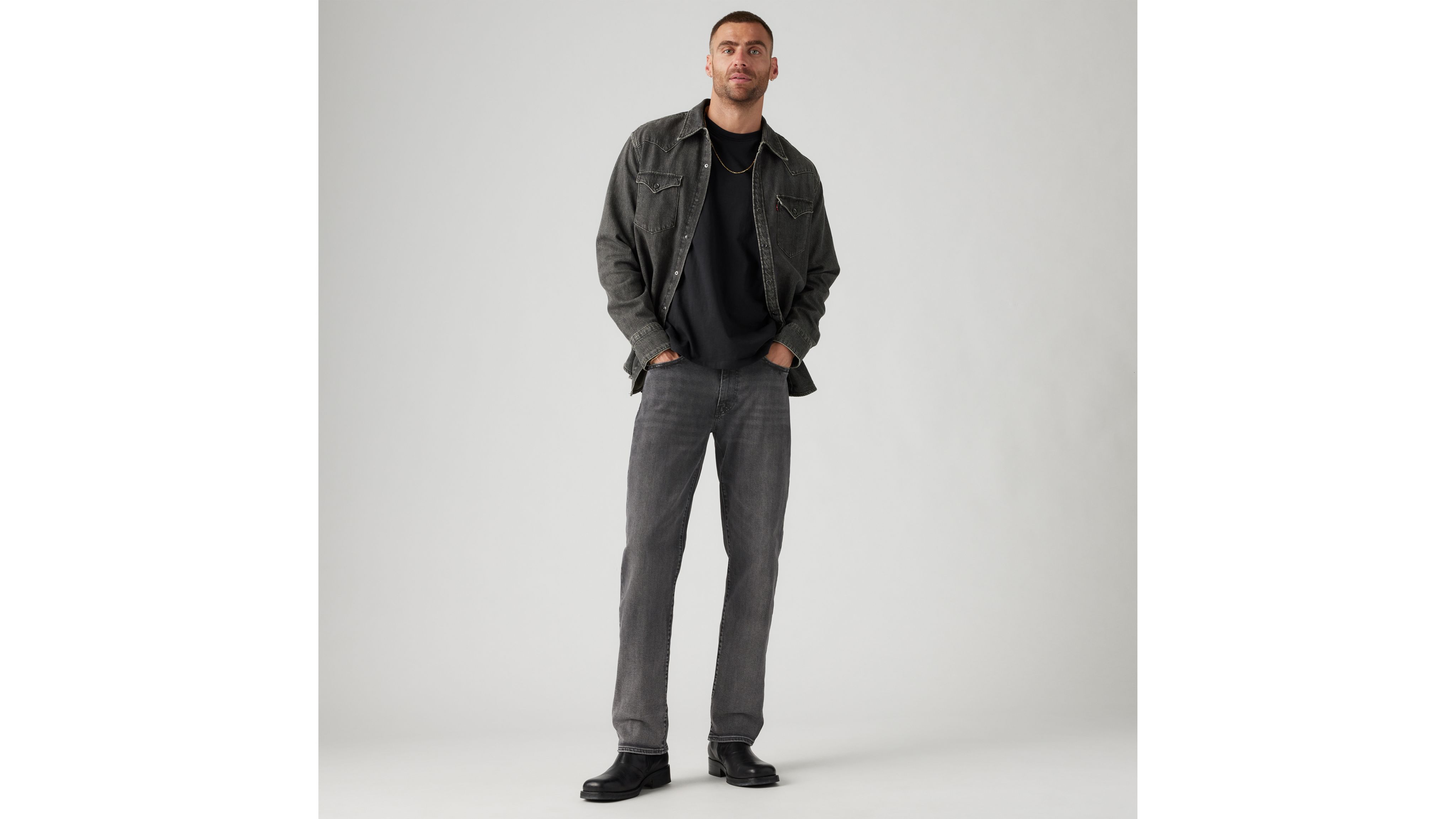 514™ Straight Fit Men's Jeans - Grey | Levi's® US