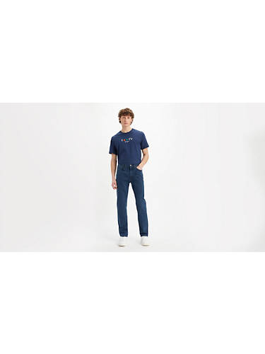 리바이스 Levi 514 Straight Fit Mens Jeans,Just Kidding Around - Blue - Stretch