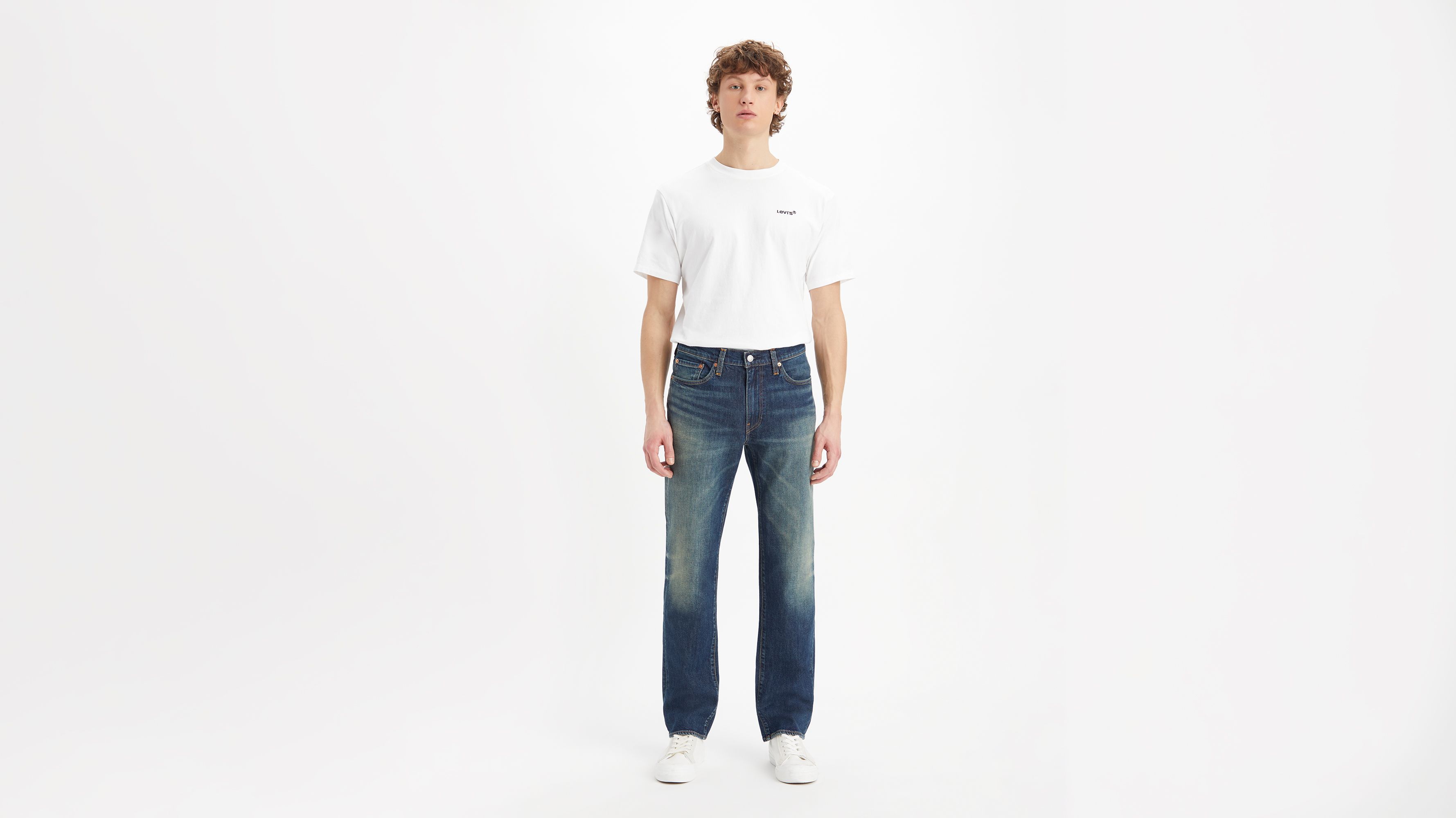 514™ Straight Fit Levi's® Flex Men's Jeans - Medium Wash