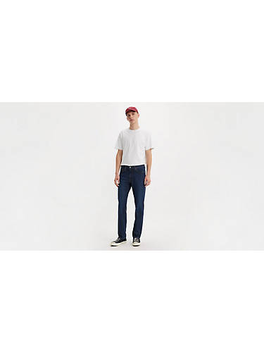 리바이스 Levi 514 Straight Fit Mens Jeans,In A Good Way - Dark Wash - Stretch
