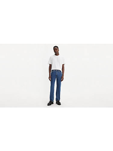 리바이스 Levi 514 Straight Fit Mens Jeans,Better Friends - Medium Wash - Stretch