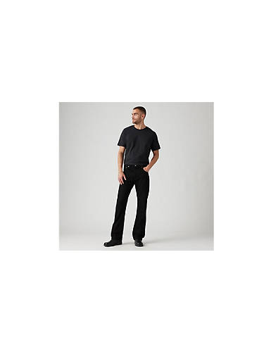리바이스 Levi 517 Bootcut Mens Jeans,Black - Non Stretch