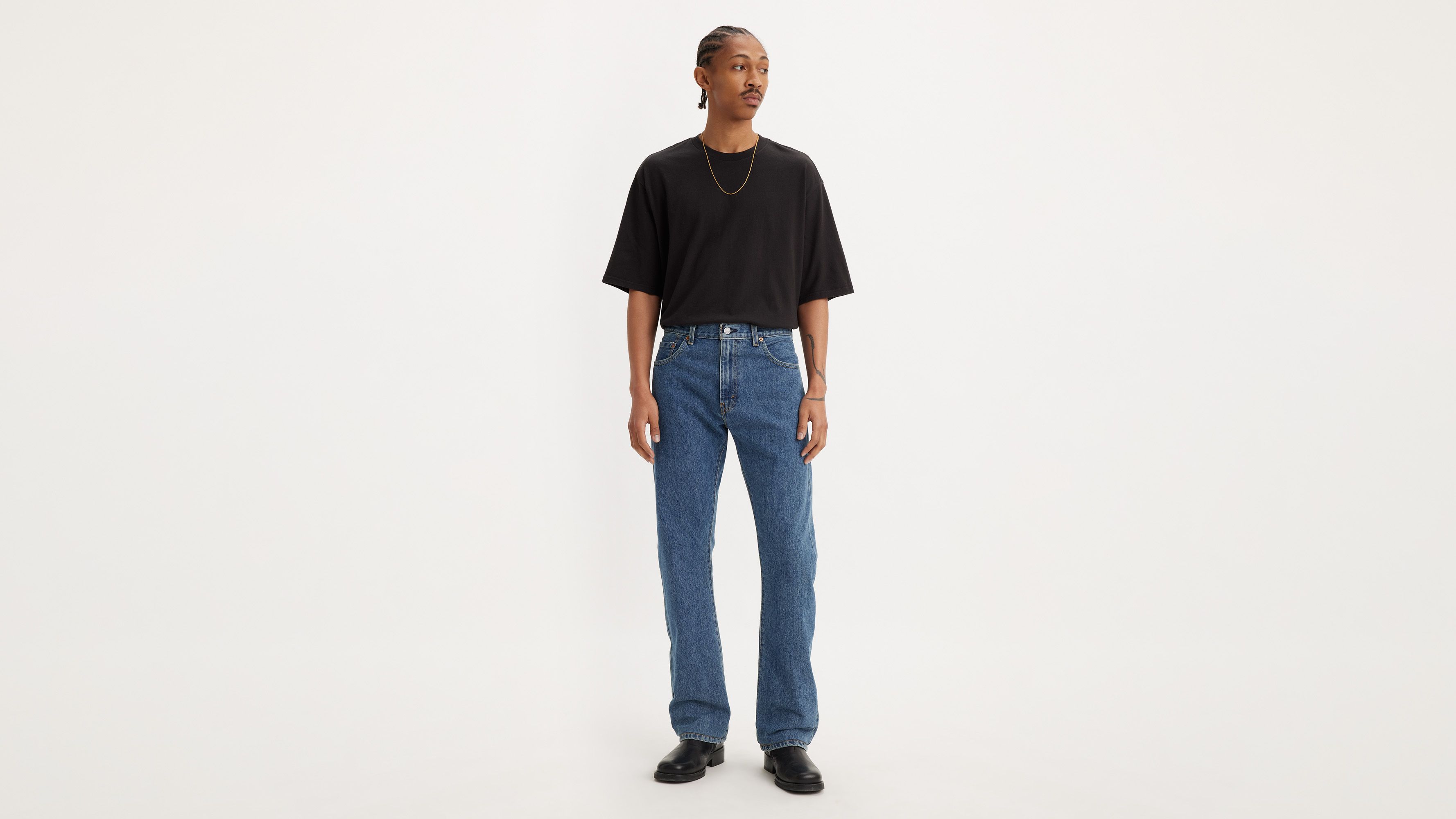 Levis 517 black bootcut outlet jeans