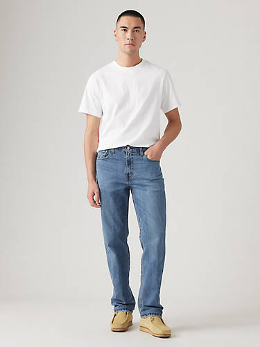 리바이스 Levi 550 Relaxed Fit Mens Jeans,Fremont Cafe - Medium Blue 1 - Stretch