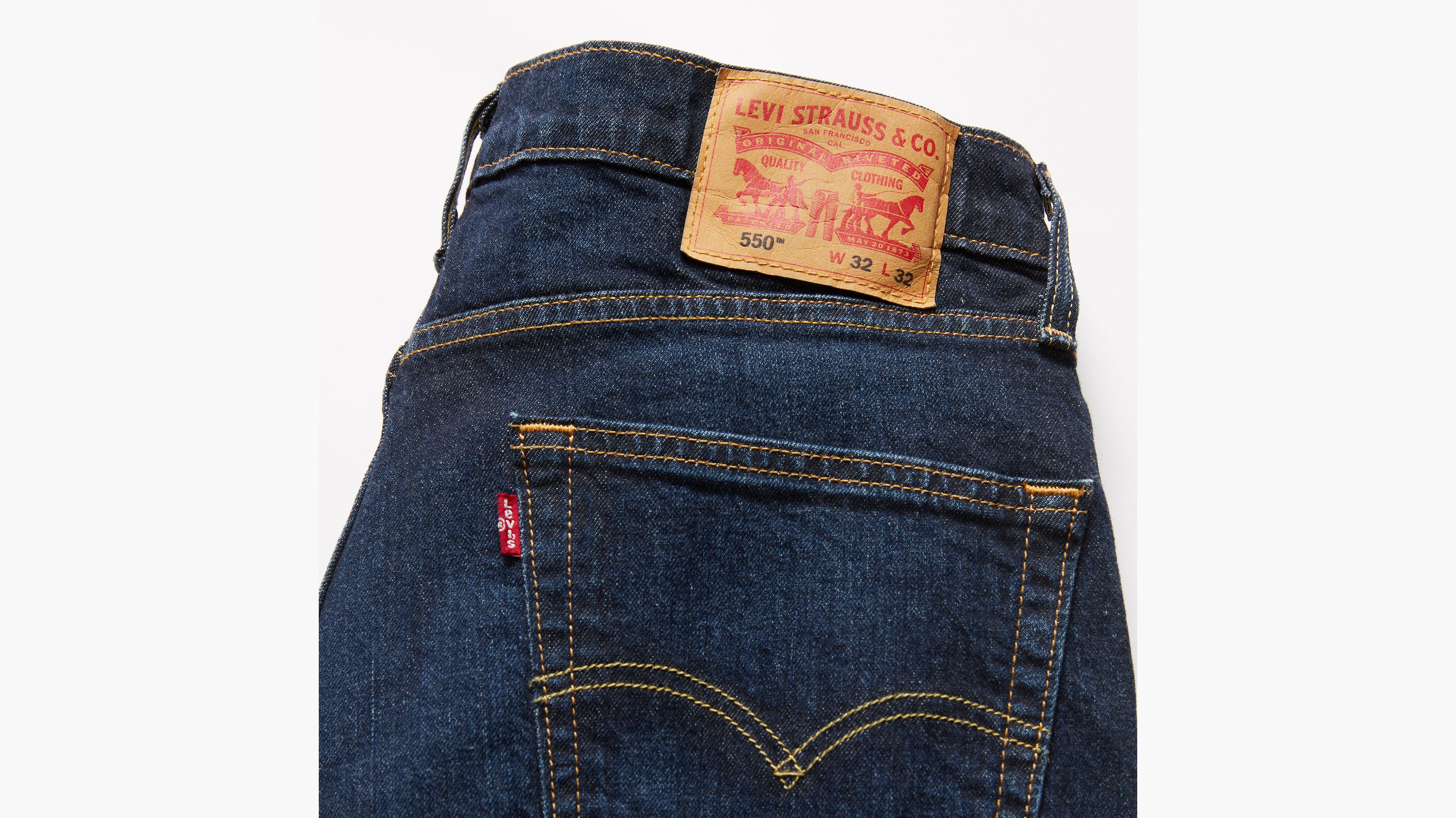 LEVIS True Blue High Rise 550s Jeans – the SHUDIO