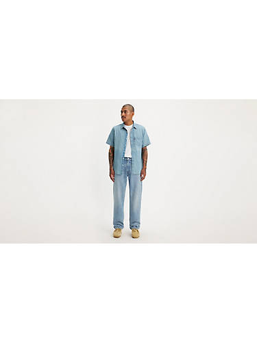 리바이스 Levi 550 Relaxed Fit Mens Jeans,This Or That - Medium Wash - Non-Stretch